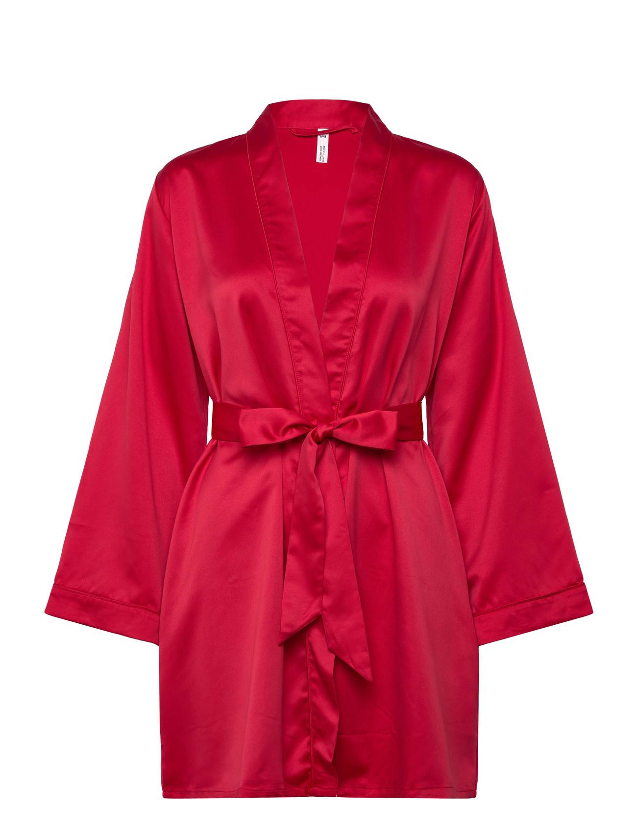 HUNKEMÖLLER Kimono Satin Rot - XL/XXL - Damen