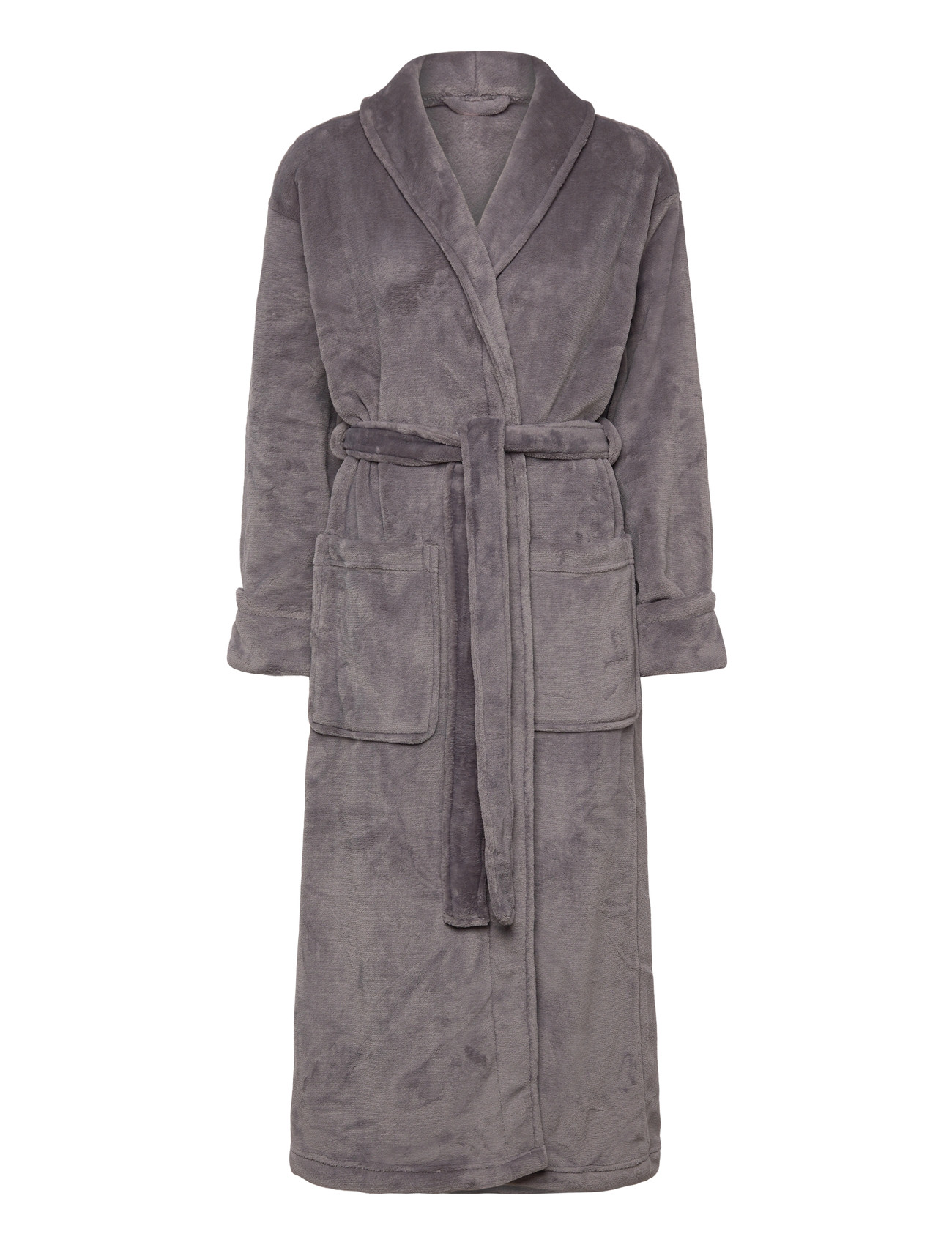 HUNKEMÖLLER Soft Fleece Bathrobe Grau - XL/XXL - Damen