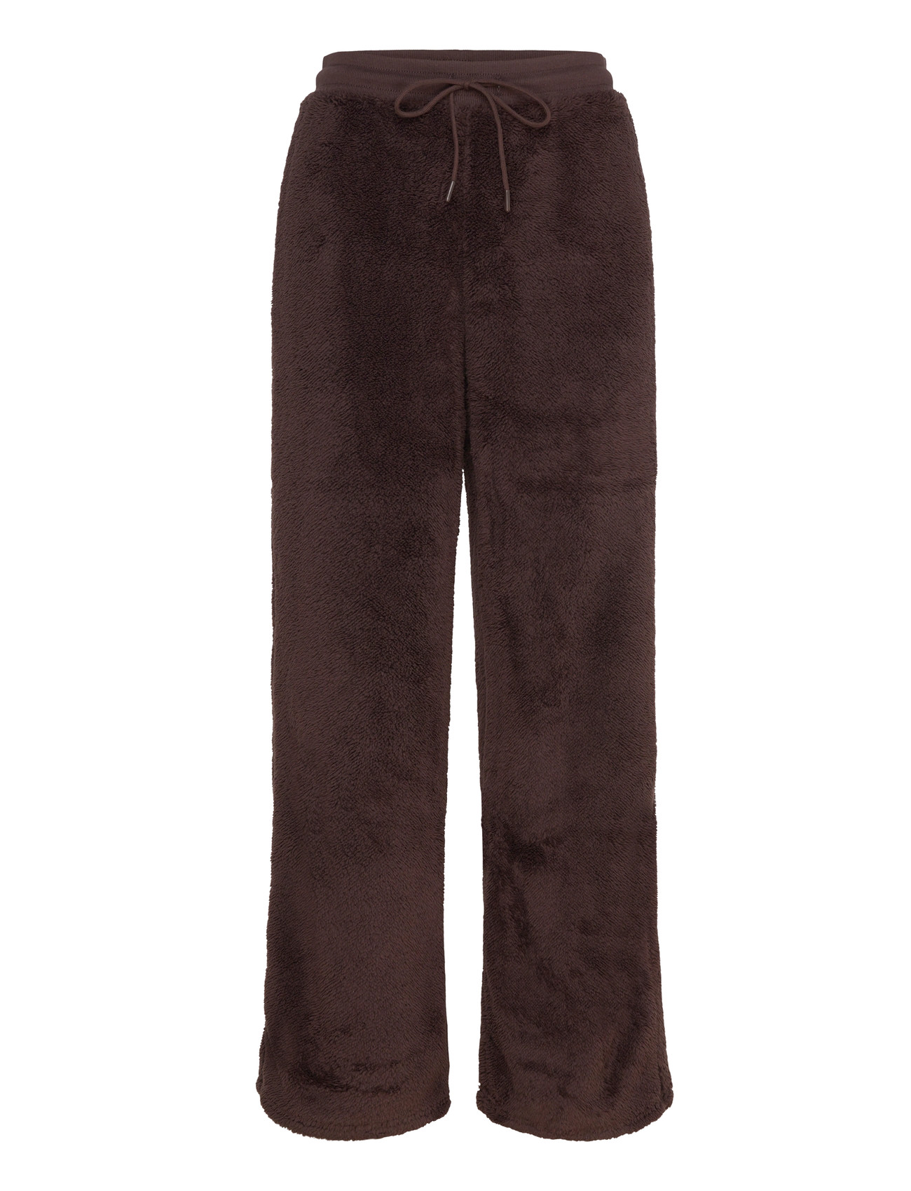 HUNKEMÖLLER Hose Fluffy Fleece Braun - XS - Damen
