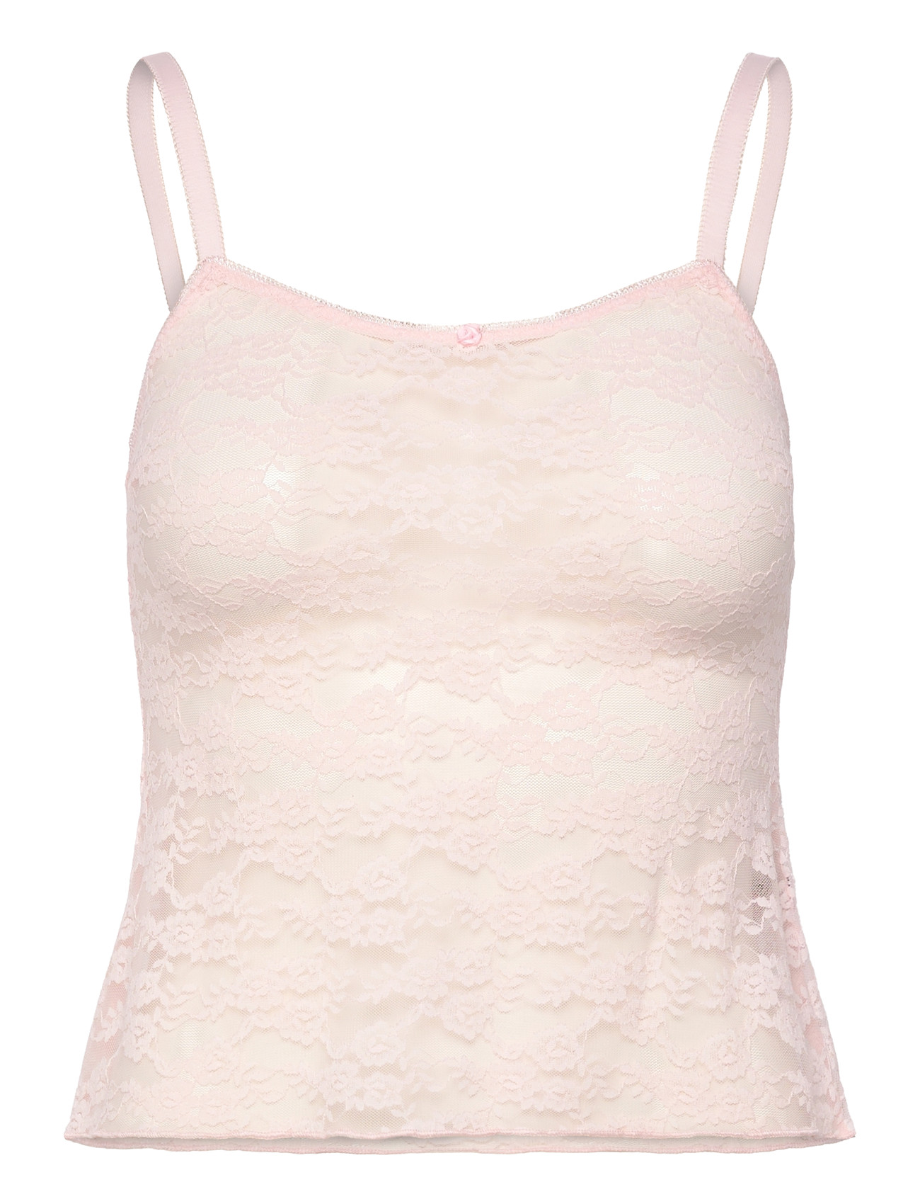 HUNKEMÖLLER Cami Allover Strickjacke Pink - L - Damen