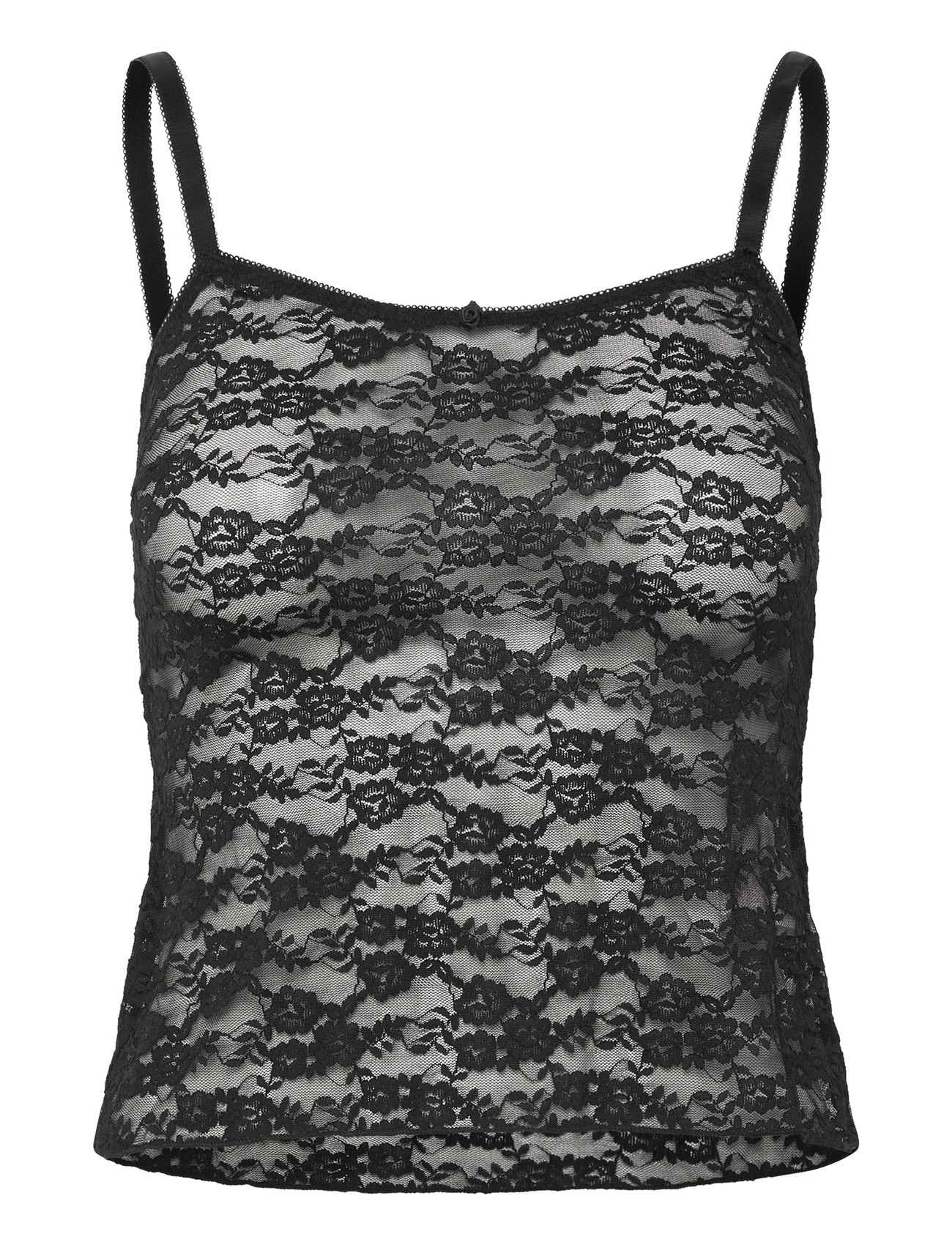 HUNKEMÖLLER Cami Allover Strickjacke Schwarz - M - Damen