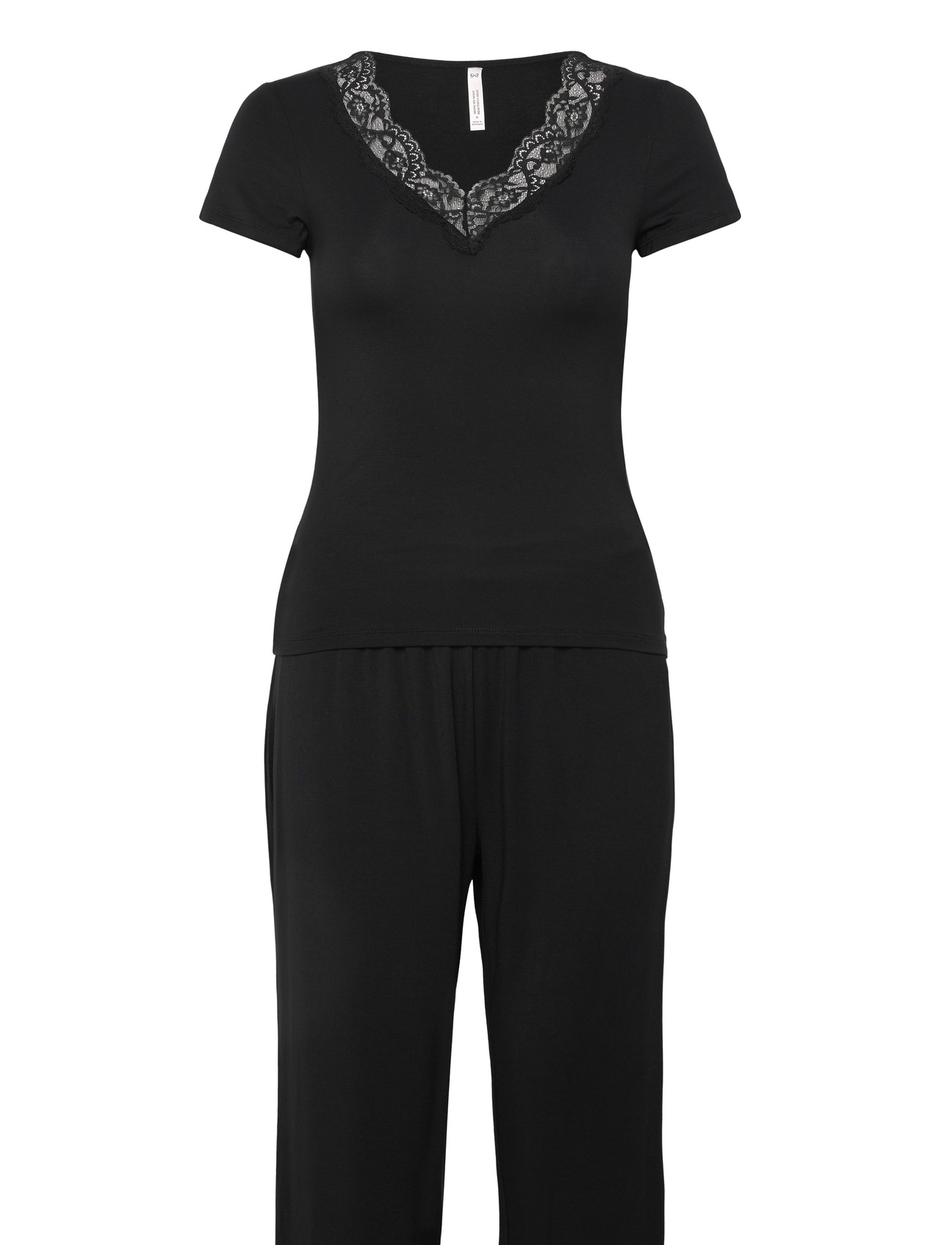 HUNKEMÖLLER Pj Ss Hose Jersey Modal Nana Schwarz - XS - Damen