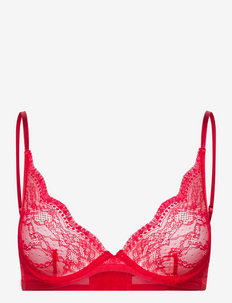 Isabelle up - plunge bras - tango red