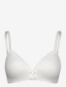 Lola non wired low d pu - soutiens-gorge balconnet - snow white