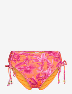 Tulum high leg hw - bikini ar sānu aukliņām - pink