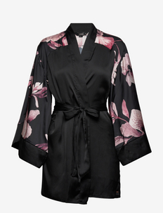 Kimono Graceful Orchid - kimonos - black