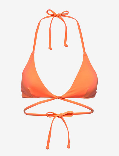 Fire Triangle - bikinis med trekantform - neon orange