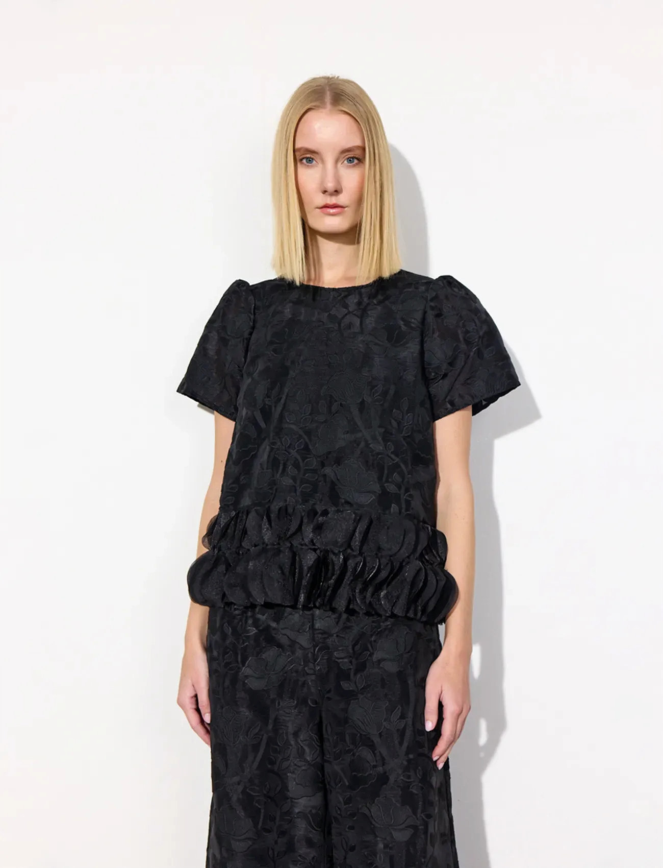 Hunkøn Aiko Blouse, XS, Black, Bluser > Kortærmede, Dame