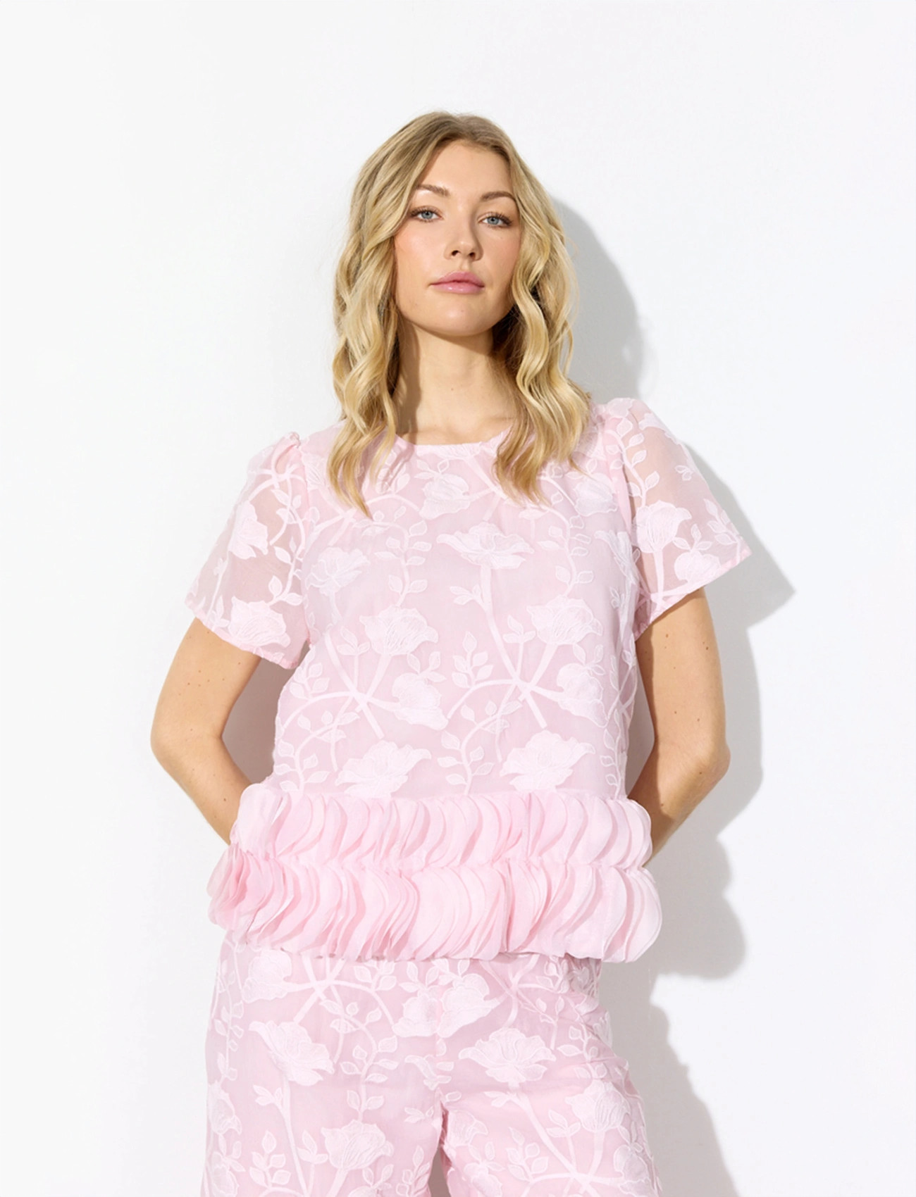Hunkøn Aiko Blouse, XXL, Pink, Bluser > Kortærmede, Dame