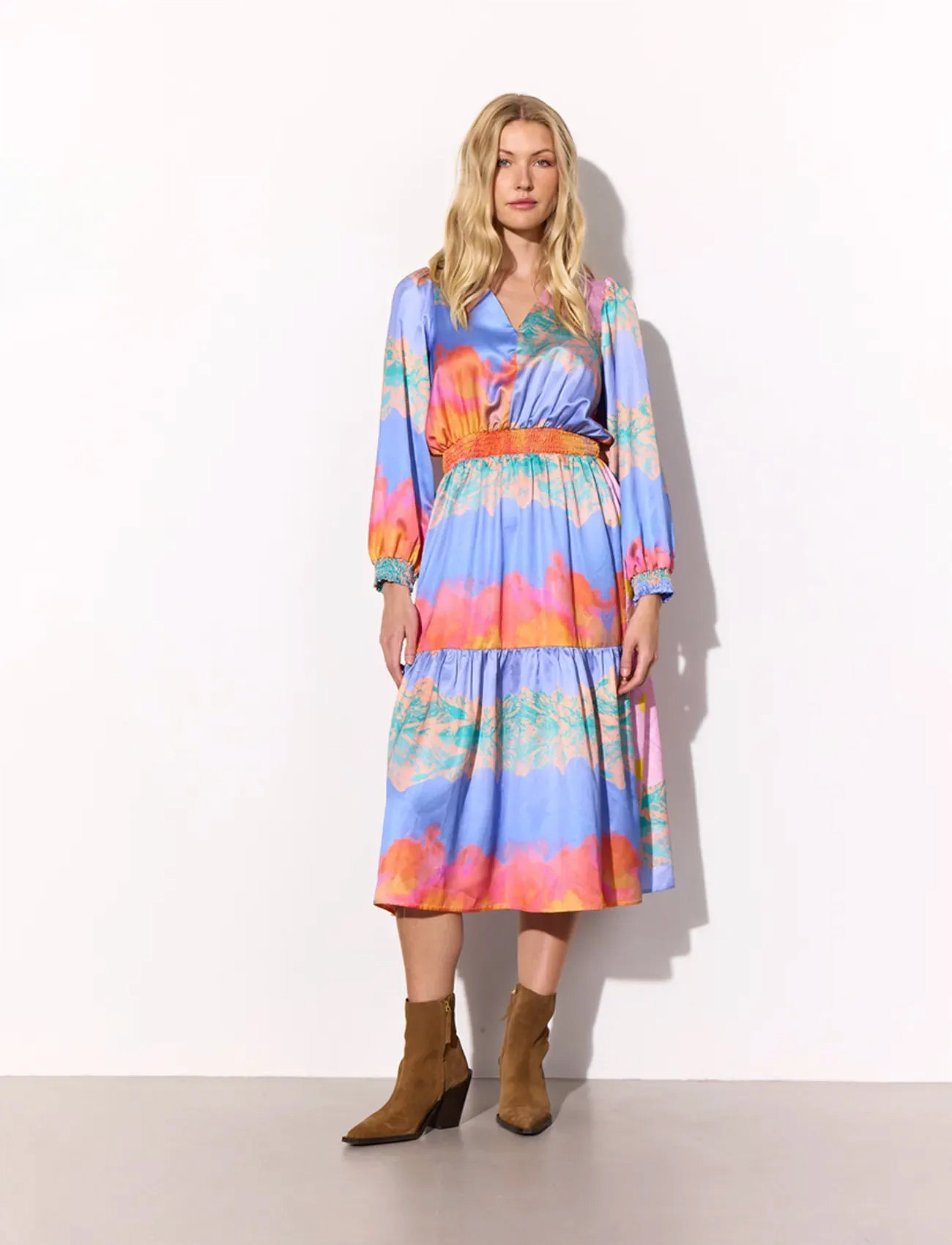 Hunkøn Abby Dress, M, Pink, Kjoler > Knælange Og Midi, Dame