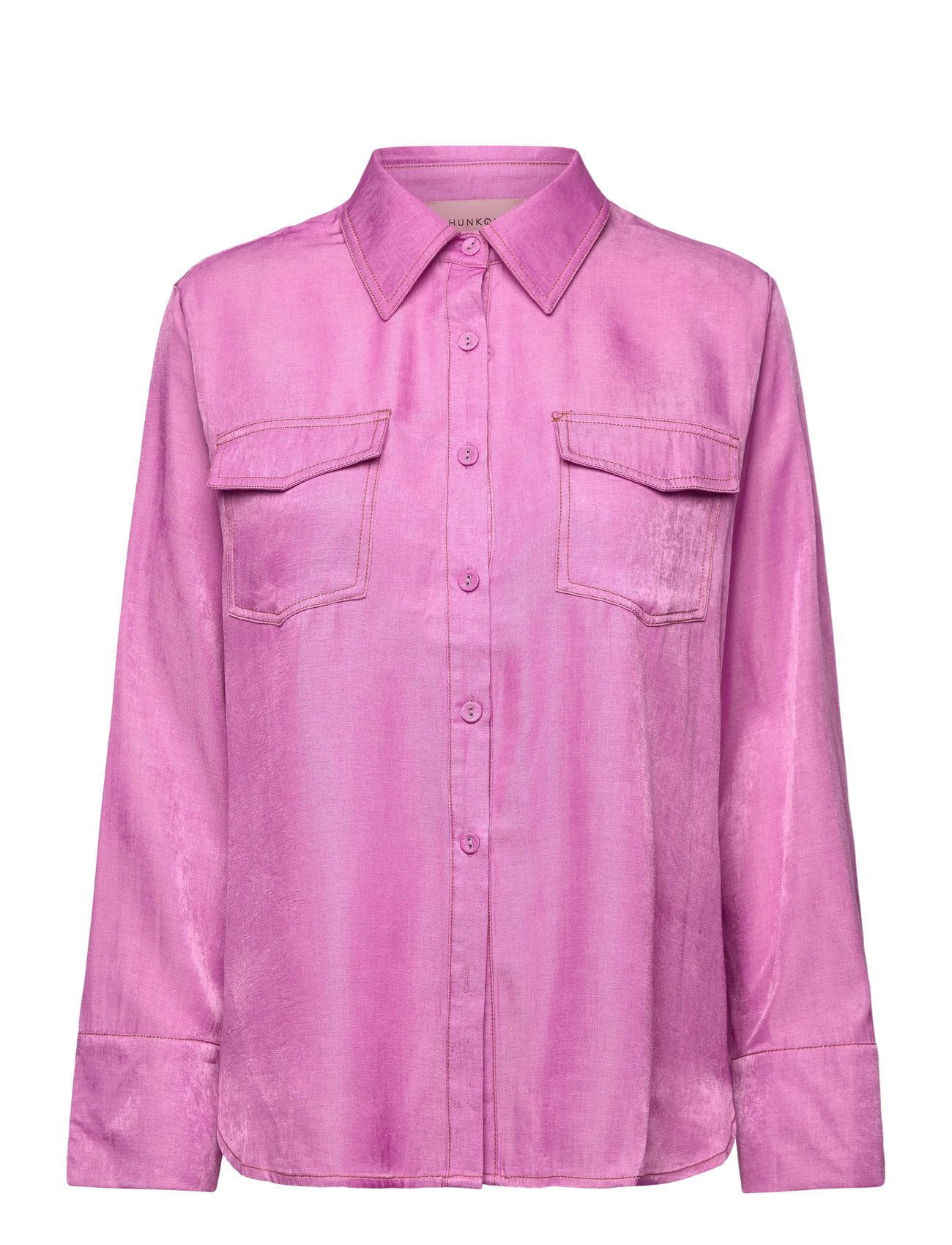 HUNKØN Andy Shirt Pink - S - Damen