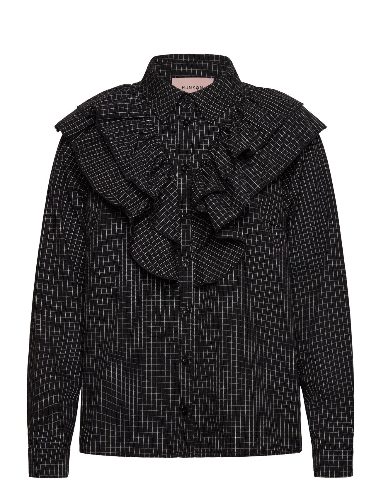 HUNKØN Luca Shirt Schwarz - XL - Damen