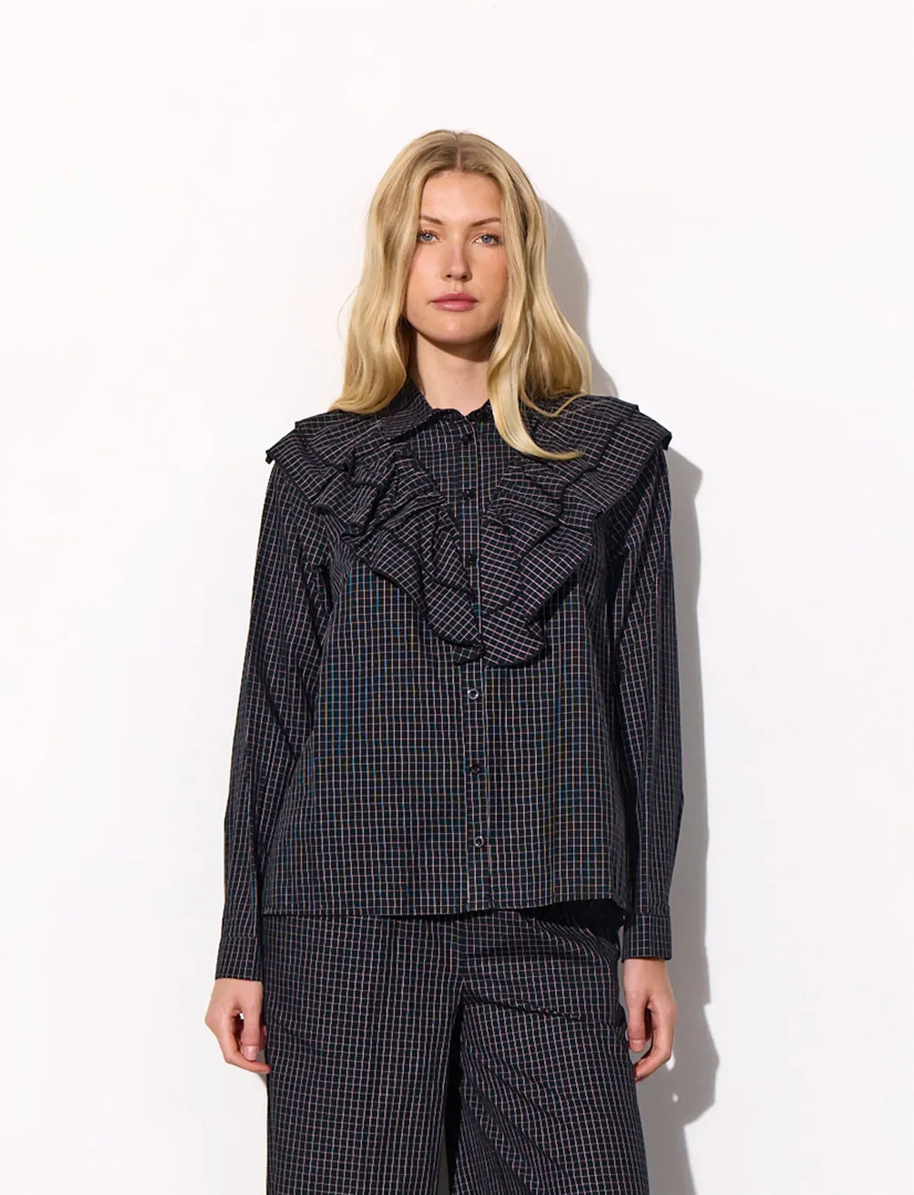 Hunkøn Luca Shirt, M, Black, Skjorter > Langærmede, Dame