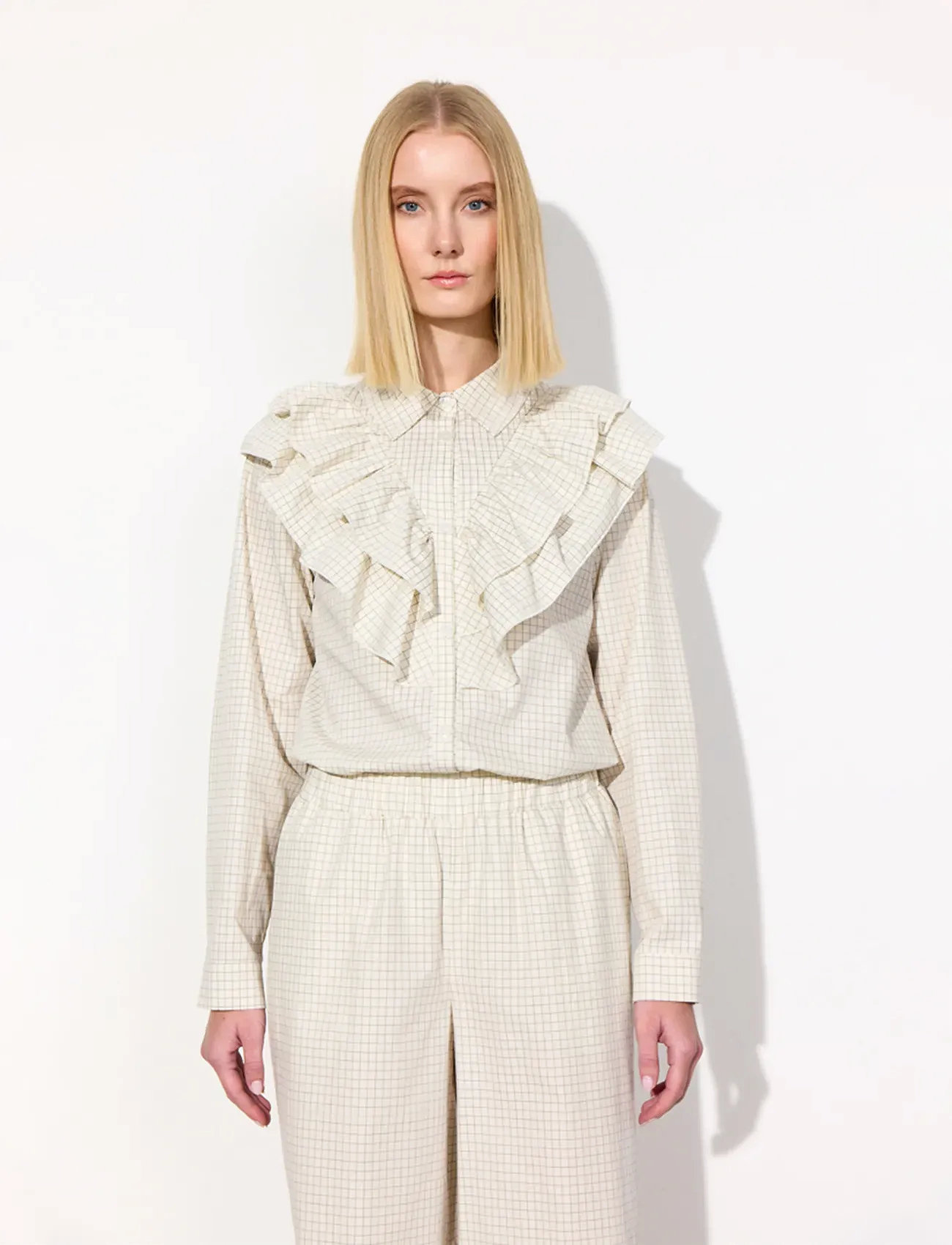 Hunkøn Luca Shirt, M, Cream, Skjorter > Langærmede, Dame