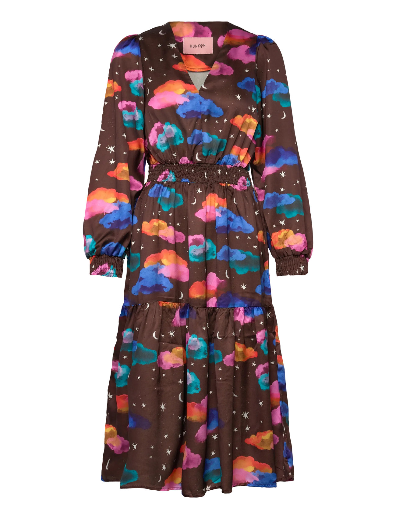 HUNKØN Sonja Kleid Braun - XS - Damen