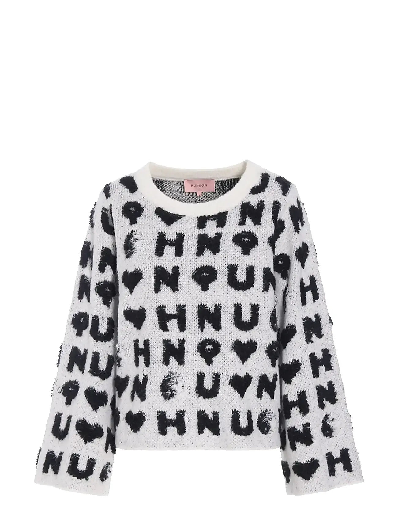 HUNKØN Jenny Knit Bluse Weiß - XS - Damen