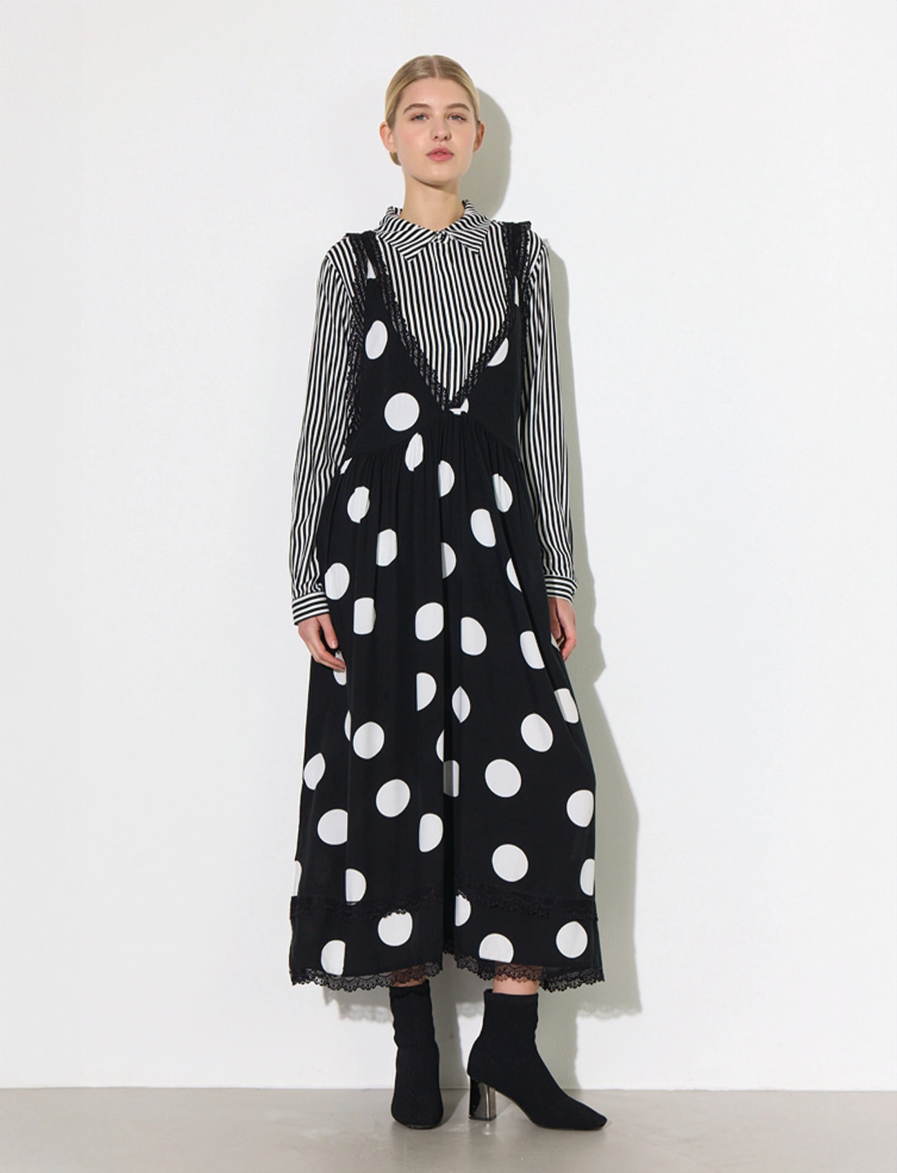 Hunkøn Vicky Dress, XS, Black, Kjoler > Maxikjole, Dame