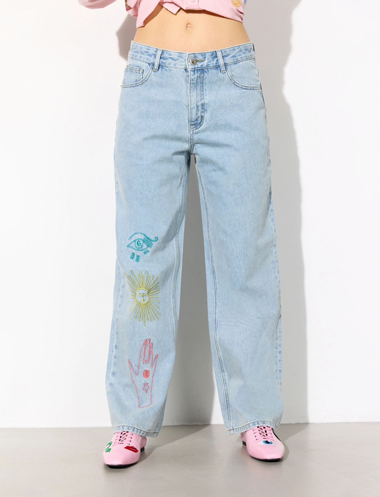 Hunkøn Kenna Jeans, M, Blue, Jeans > Vidde, Dame