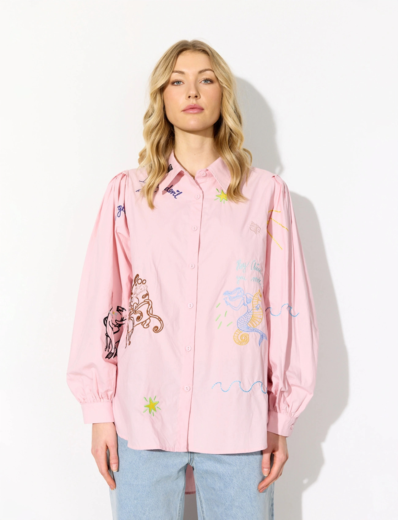 Hunkøn Sasha Shirt, XL, Pink, Skjorter > Langærmede, Dame