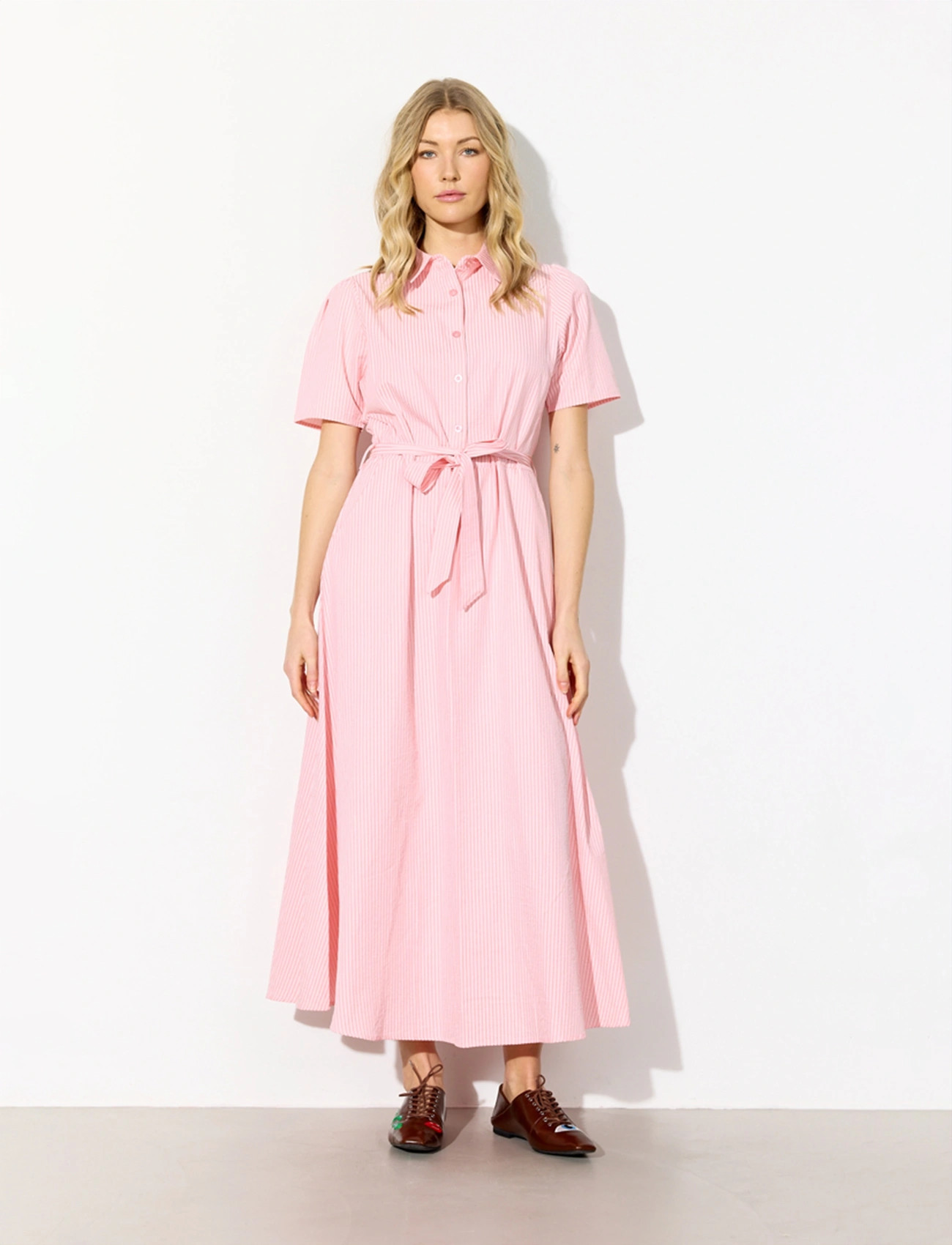 Hunkøn Gudrun Dress, XXL, Pink, Kjoler > Maxikjole, Dame
