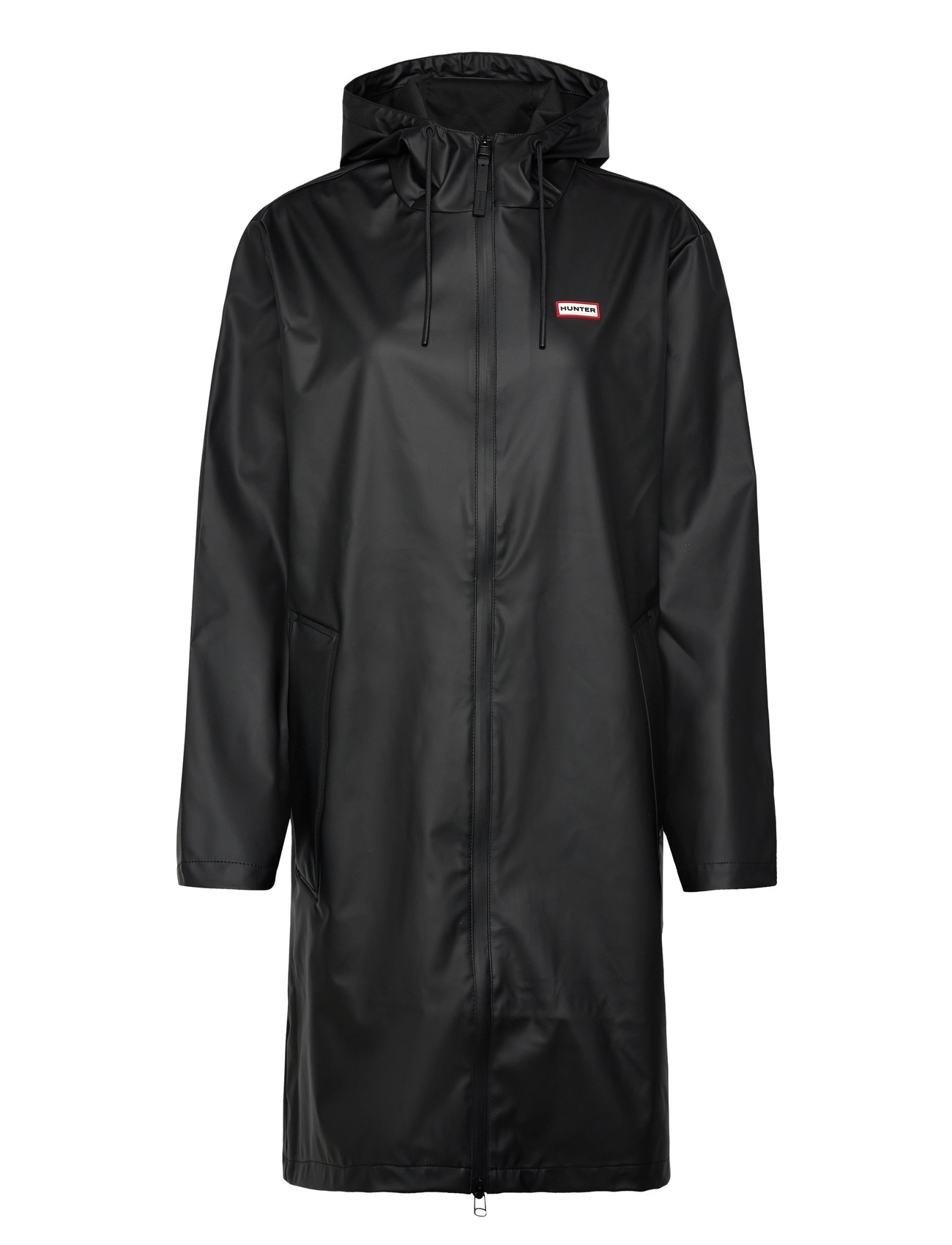 Hunter Andrea Pu Rain Coat, XL, Black, Regntøj > Regnfrakker, Dame