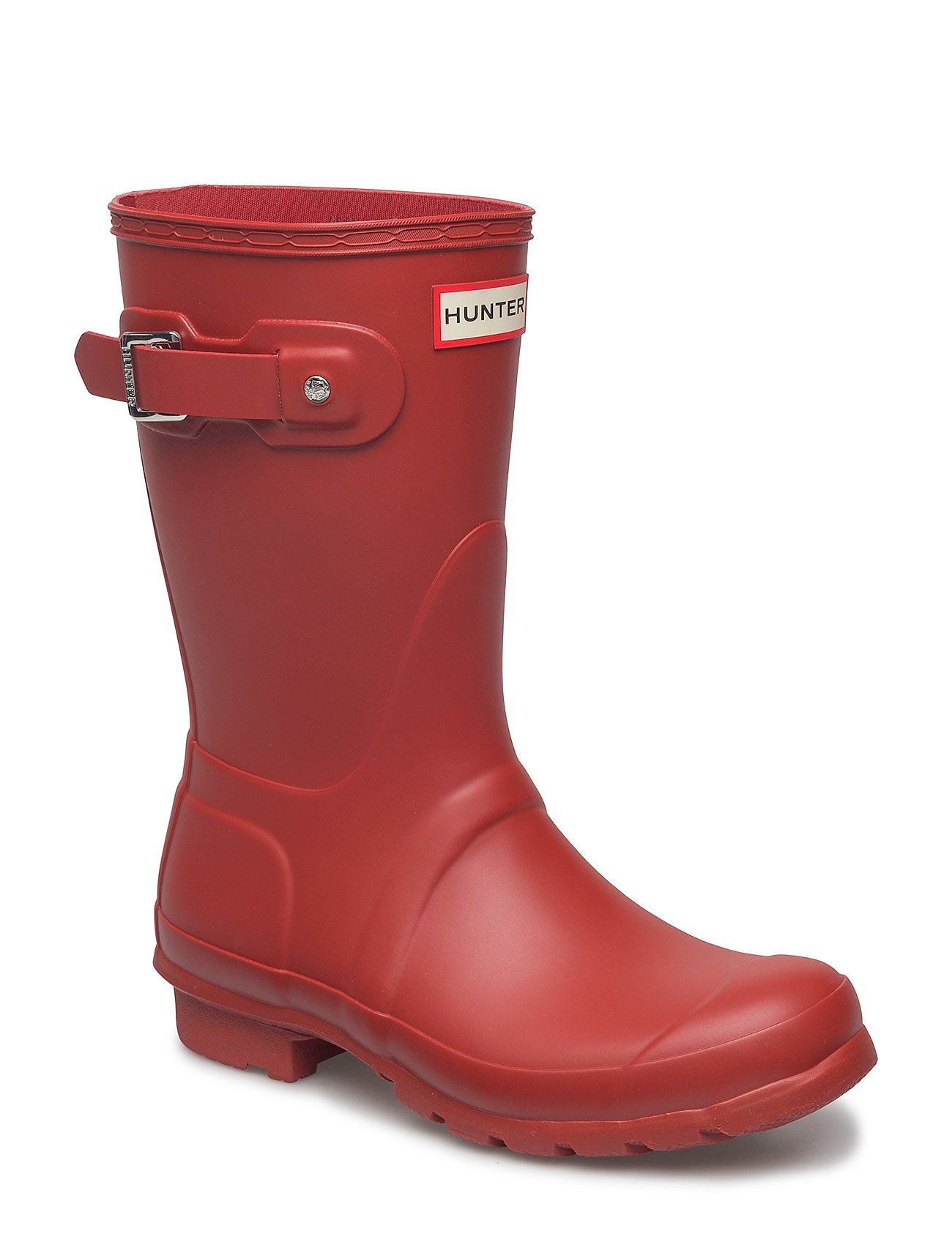 Hunter Womens Original Short Boot, 36, Red, Støvler > Regnstøvler, Dame