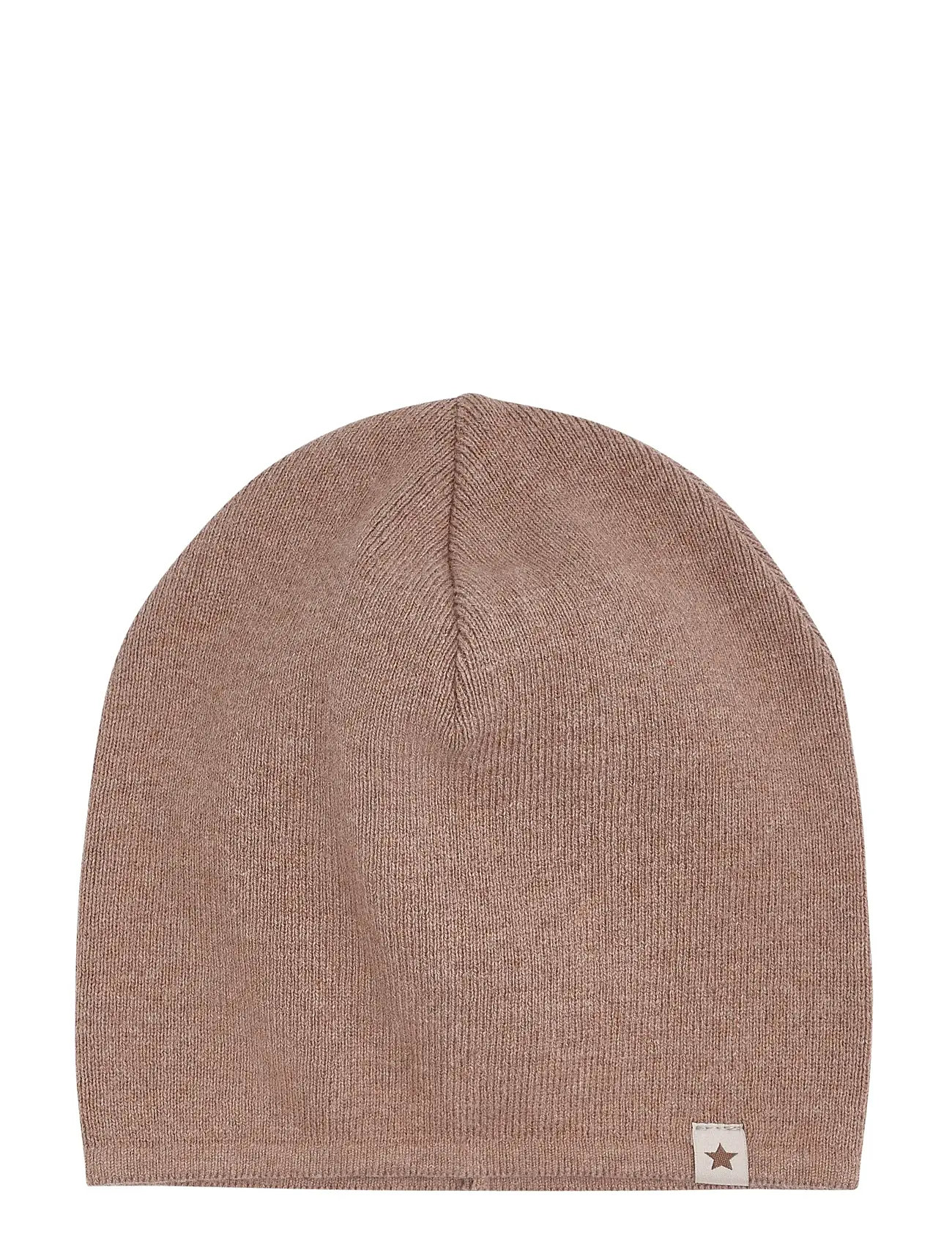 Huttelihut Beanie Solid Knit, 12/24M, Beige, Huer > Beanie, Børn
