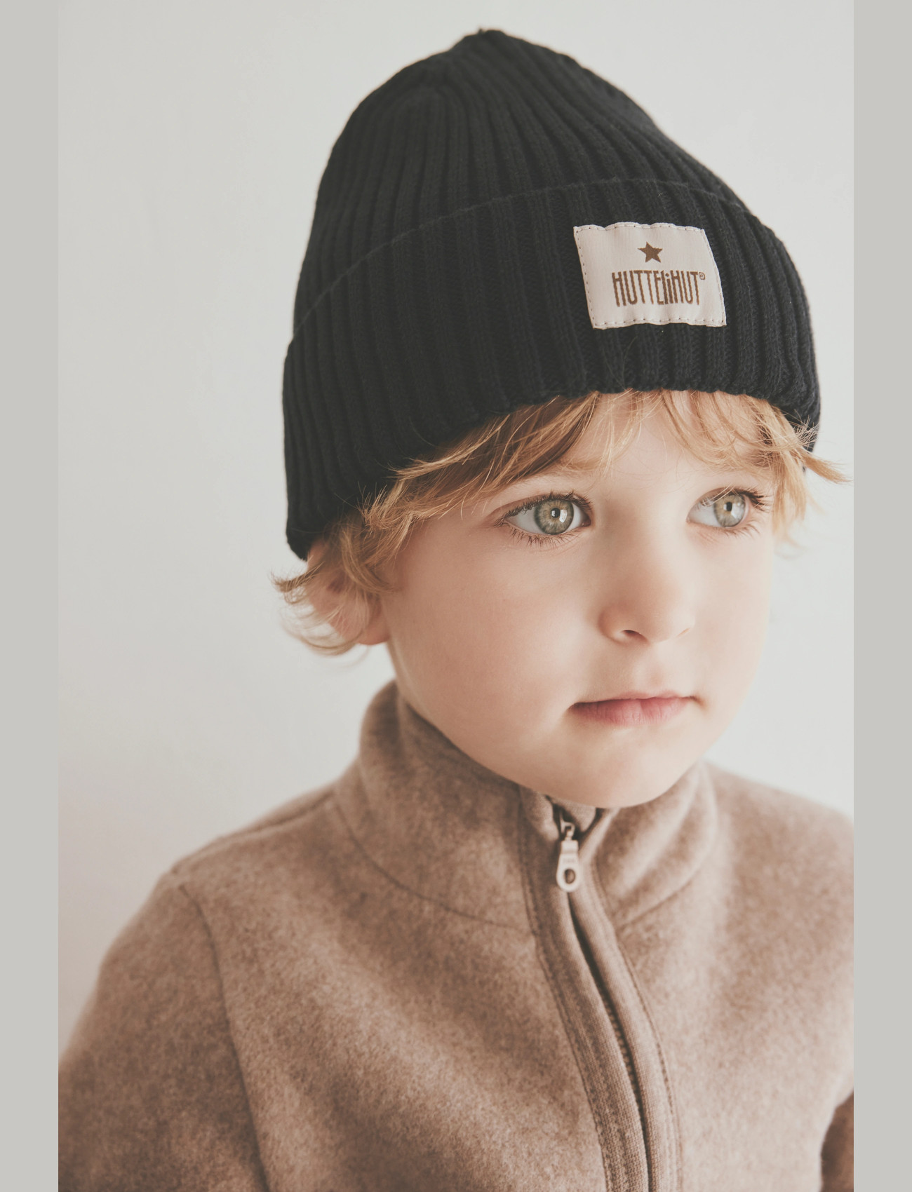 Huttelihut Hat Knit, 8-10Y, Navy, Huer > Beanie, Børn