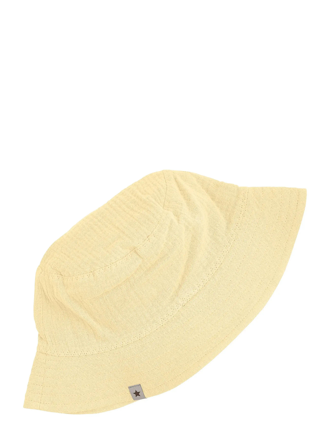 Huttelihut Bucket Hat Muslin, 48 -12M, Yellow, Hatte > Hatte Med Spand, Børn
