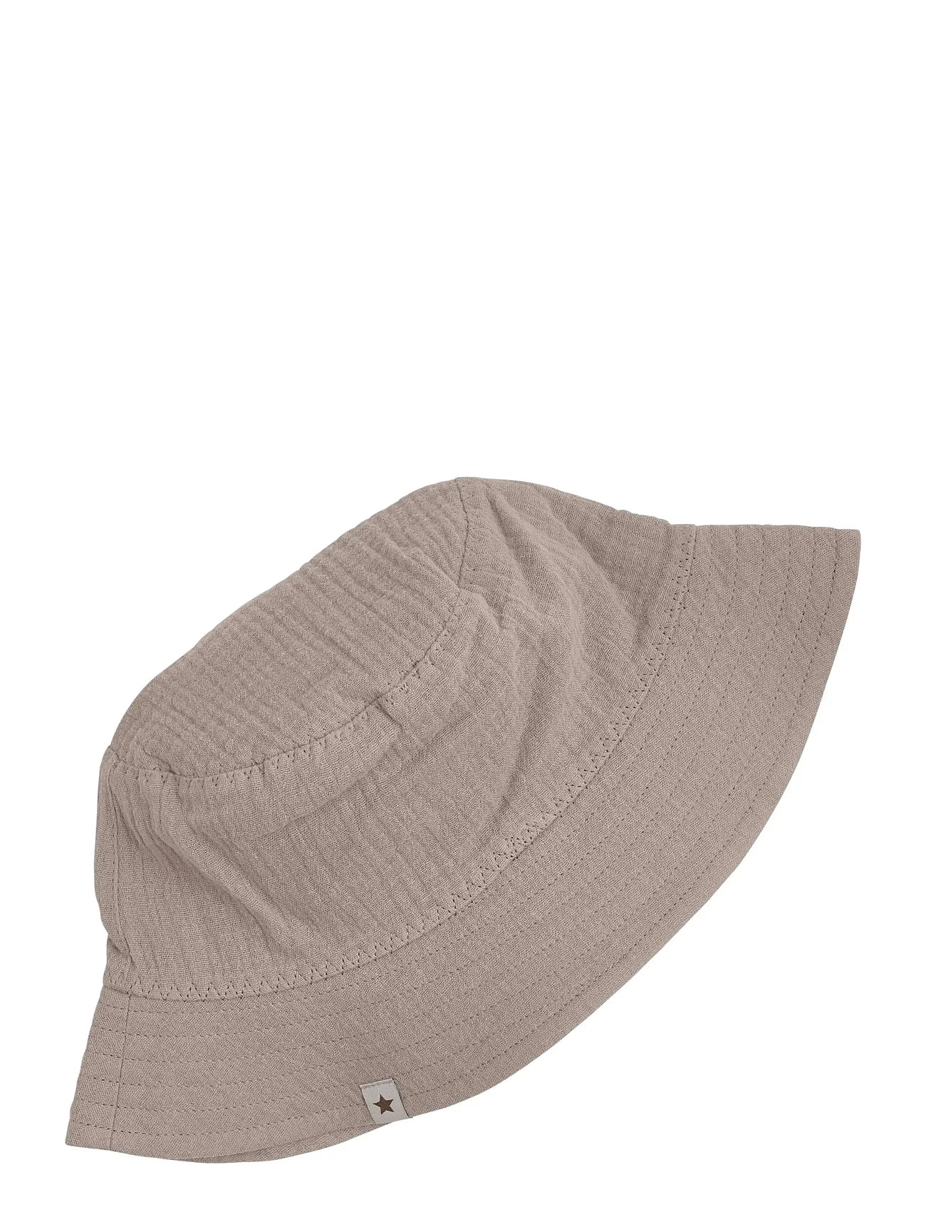 Huttelihut Bucket Hat Muslin, 48 -12M, Beige, Hatte > Hatte Med Spand, Børn