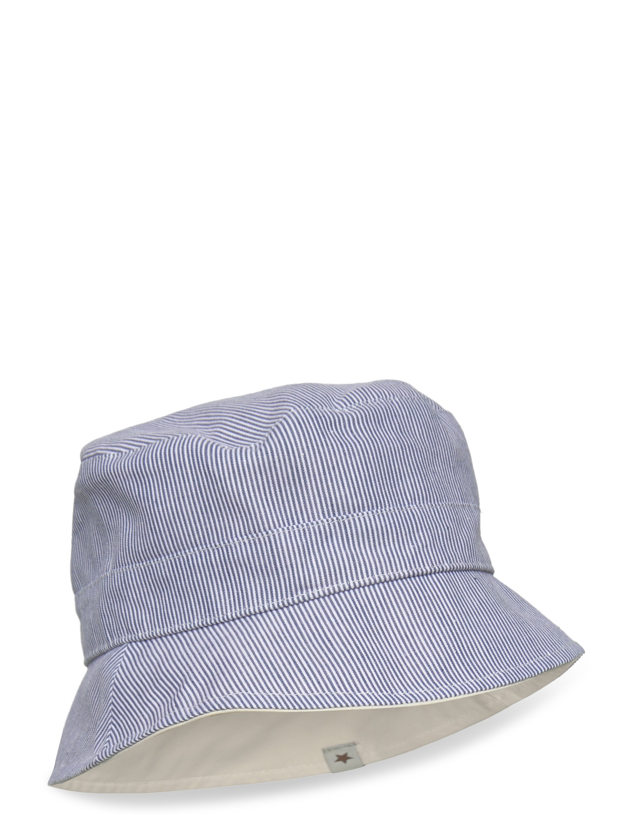 Huttelihut Bucket Sun Hat Stripe -Upf 50+, 6-8Y, Blue, Hatte > Hatte Med Spand, Børn