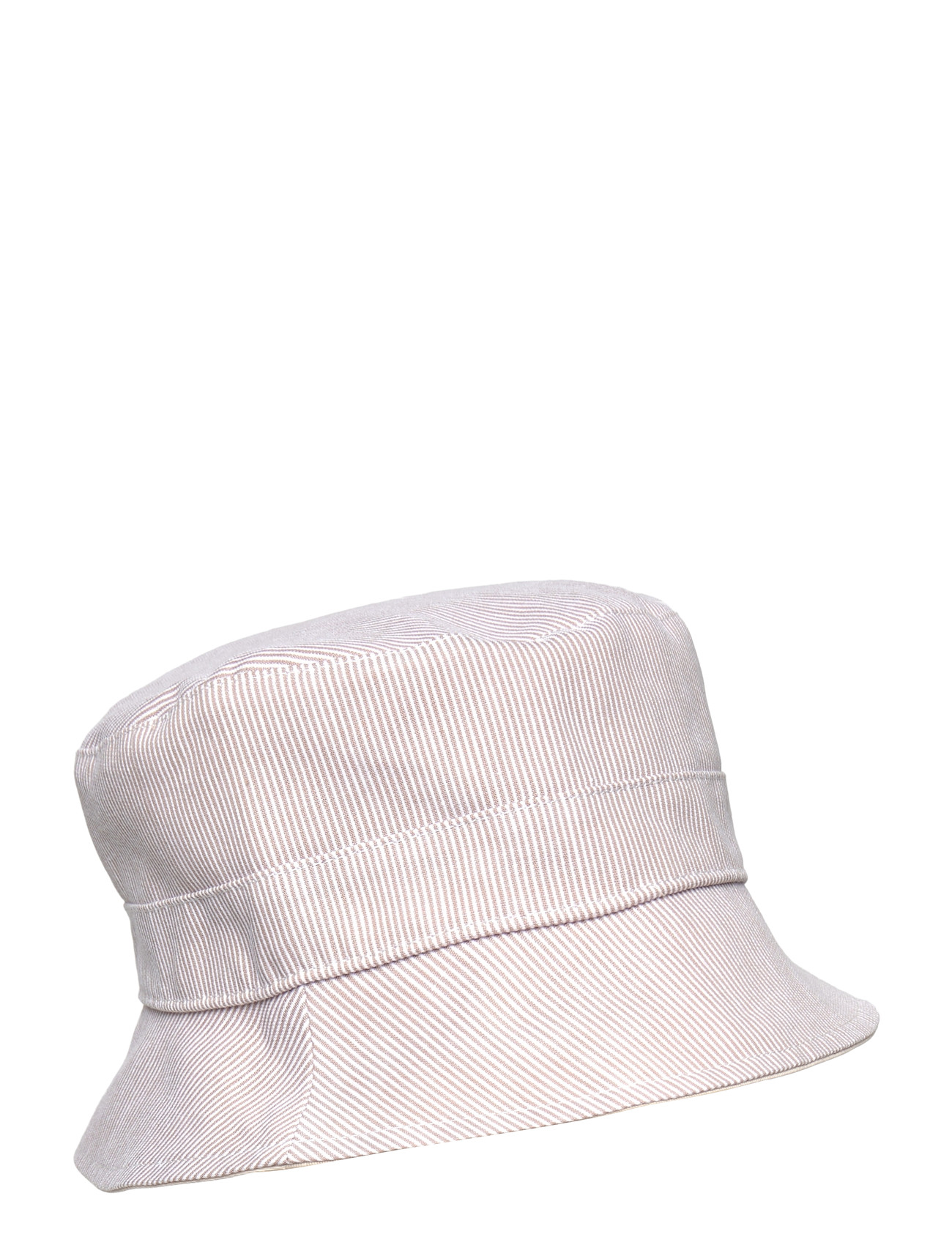 Huttelihut Bucket Sun Hat Stripe -Upf 50+, 6-12M, White, Hatte > Hatte Med Spand, Børn