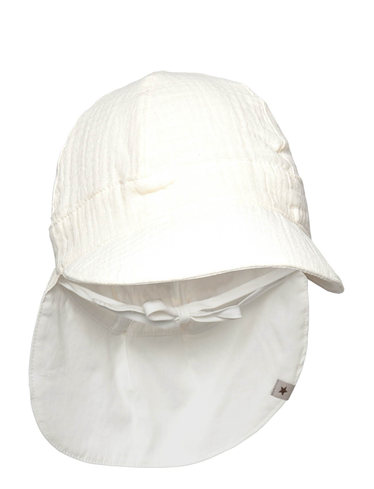 Huttelihut Summer Hat Muslin, 12/24M, White, Tilbehør > Solhatte, Børn