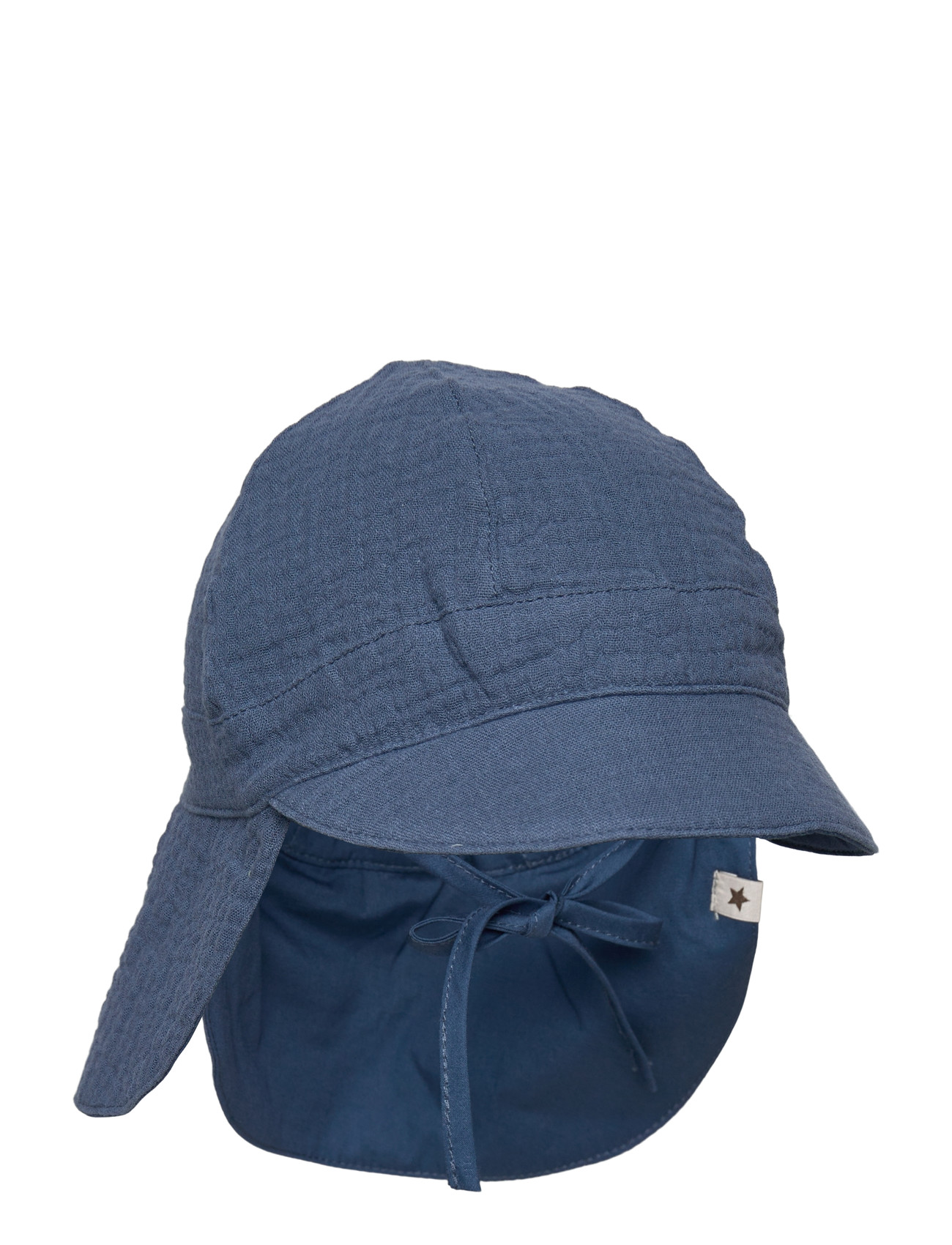 Huttelihut Summer Hat Muslin, 3-6M, Blue, Tilbehør > Solhatte, Børn