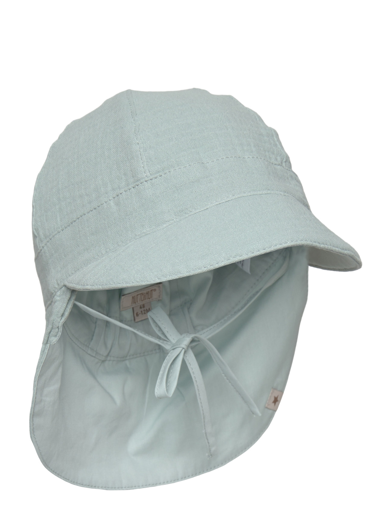 Huttelihut Summer Hat Muslin, 6-12M, Green, Tilbehør > Solhatte, Børn