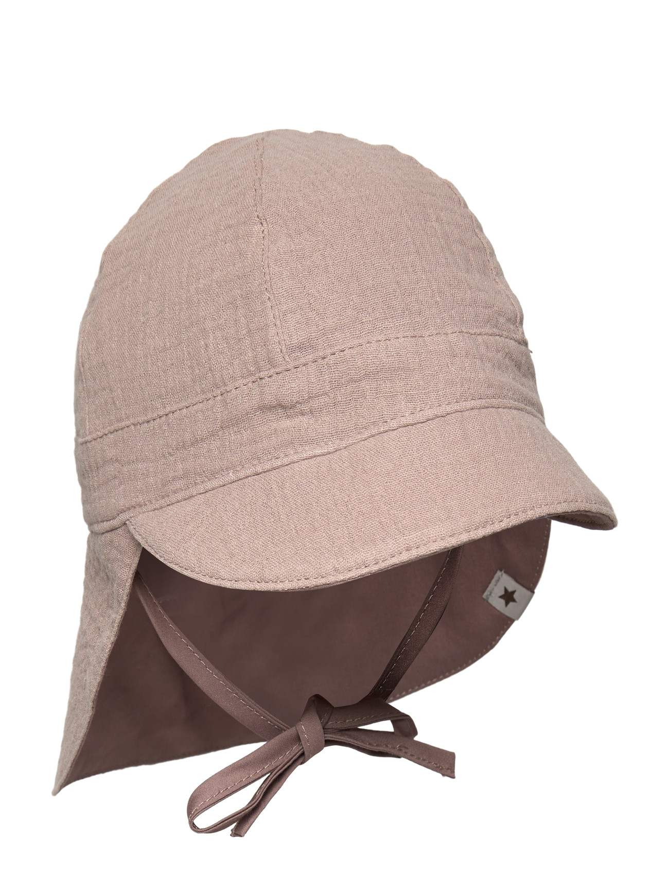 Huttelihut Summer Hat Muslin, 6-12M, Brown, Tilbehør > Solhatte, Børn