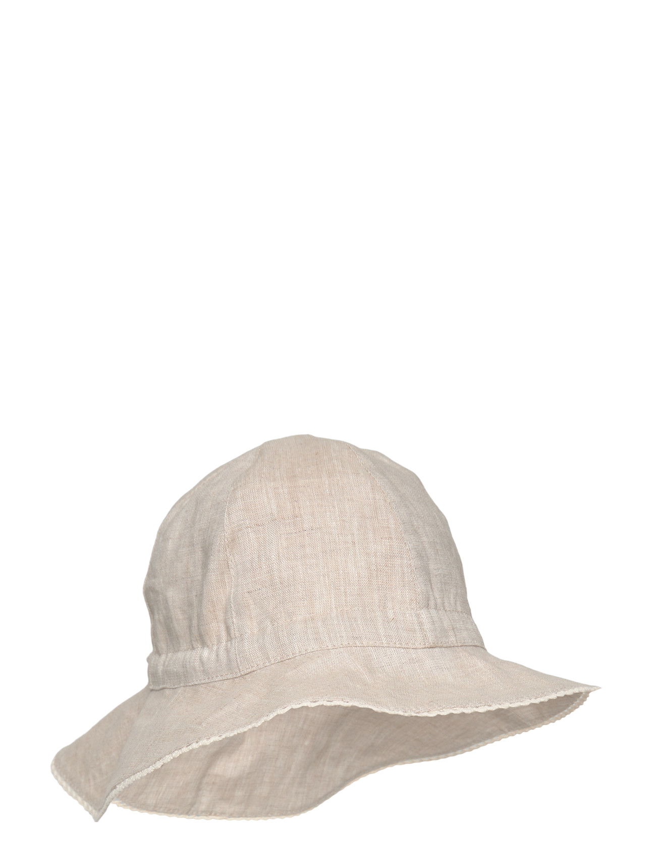 Huttelihut Summer Hat Linen, 2-4Y, Beige, Tilbehør > Solhatte, Børn