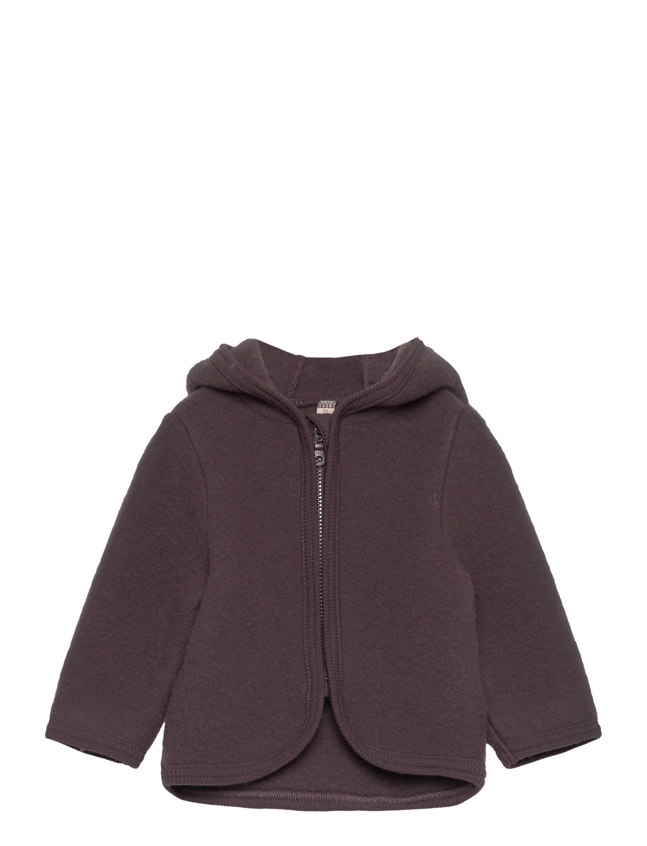 Jacket Ears Wool Fleece Outerwear Fleece Outerwear Fleece Jackets Brown Huttelihut