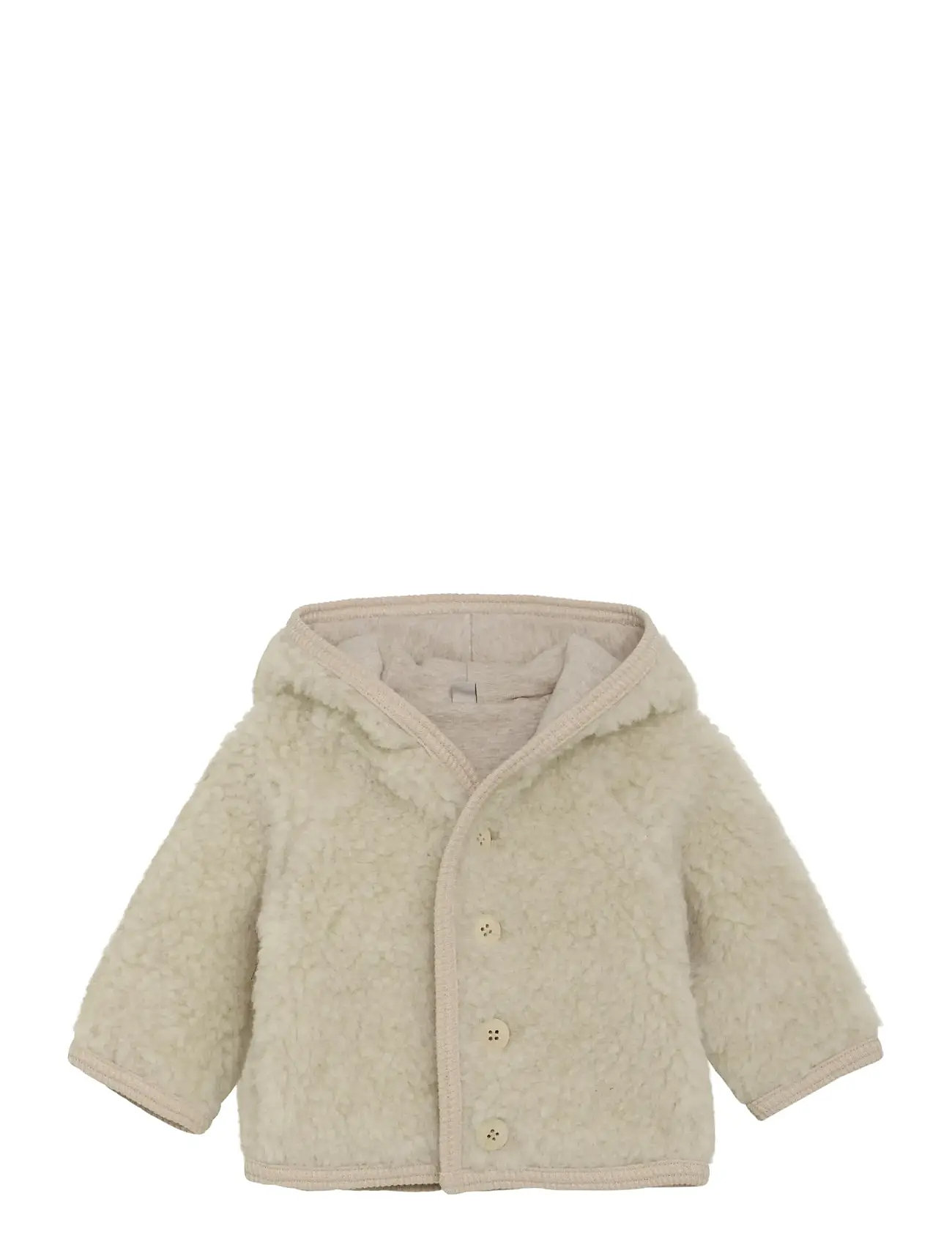 HUTTELIHUT Jacke Pixie Wolle Teddy W. Lin Beige - 56 - Kinder