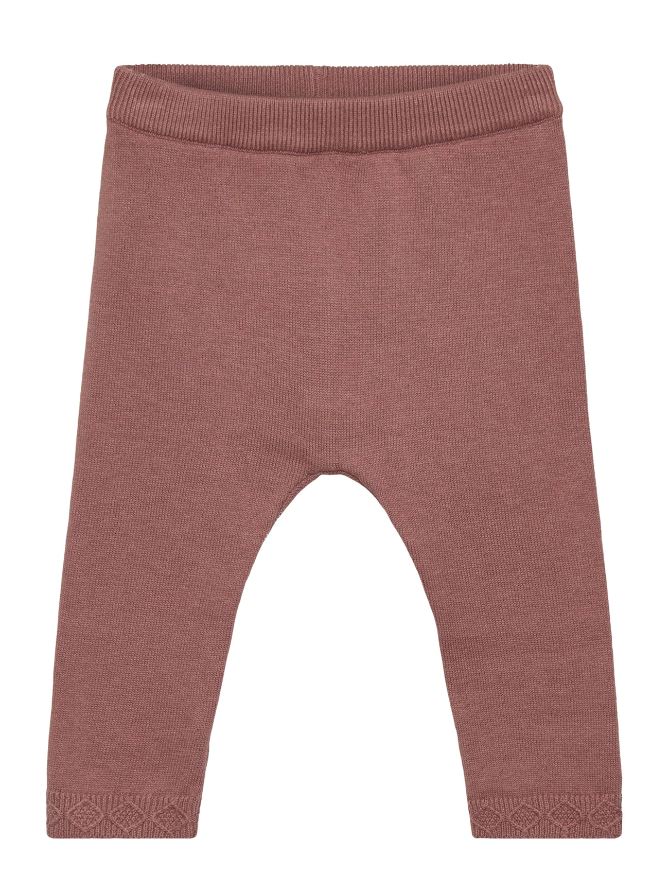 Huttelihut Pants Knit W. Wool, 92, Pink > Underdele, Børn