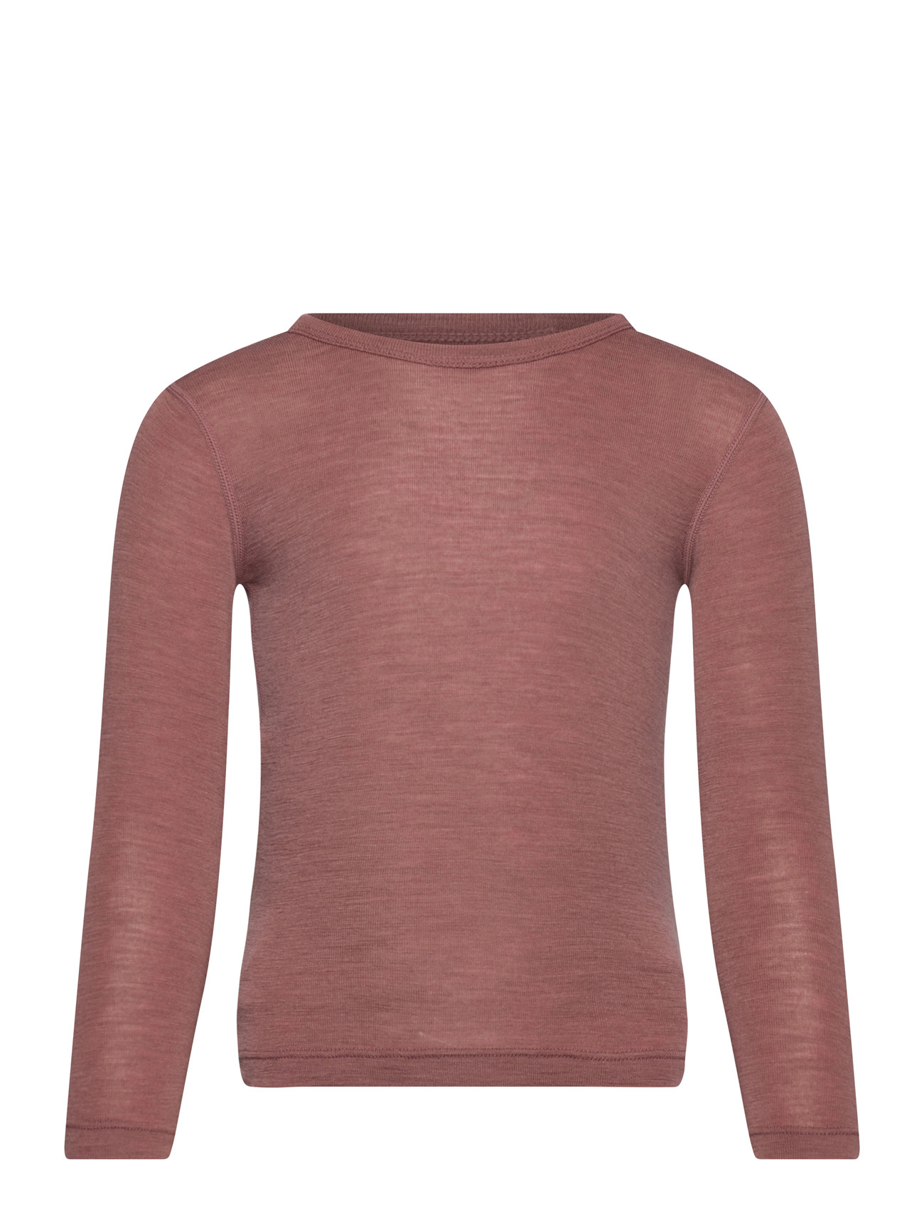 Huttelihut T-Shirt Ls Wool, 104, Pink, T-Shirts > Langærmede T-shirts, Børn