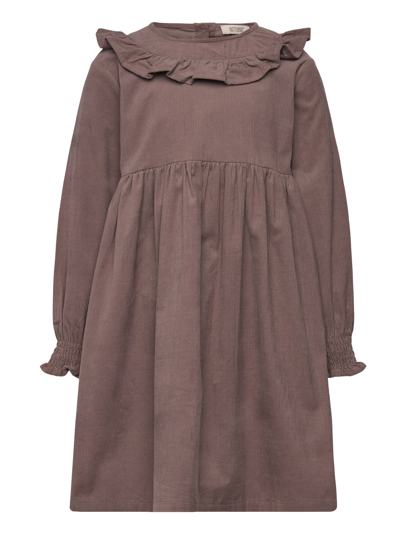 HUTTELIHUT Kleid Ls Kordsamt Braun - 122 - Kinder