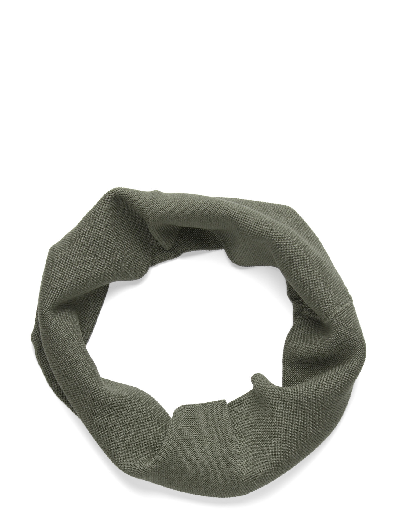 Huttelihut Snood Wool Knit, 122 8, Khaki green, Tørklæder & Halsvarmere > Tube Tørklæder, Børn