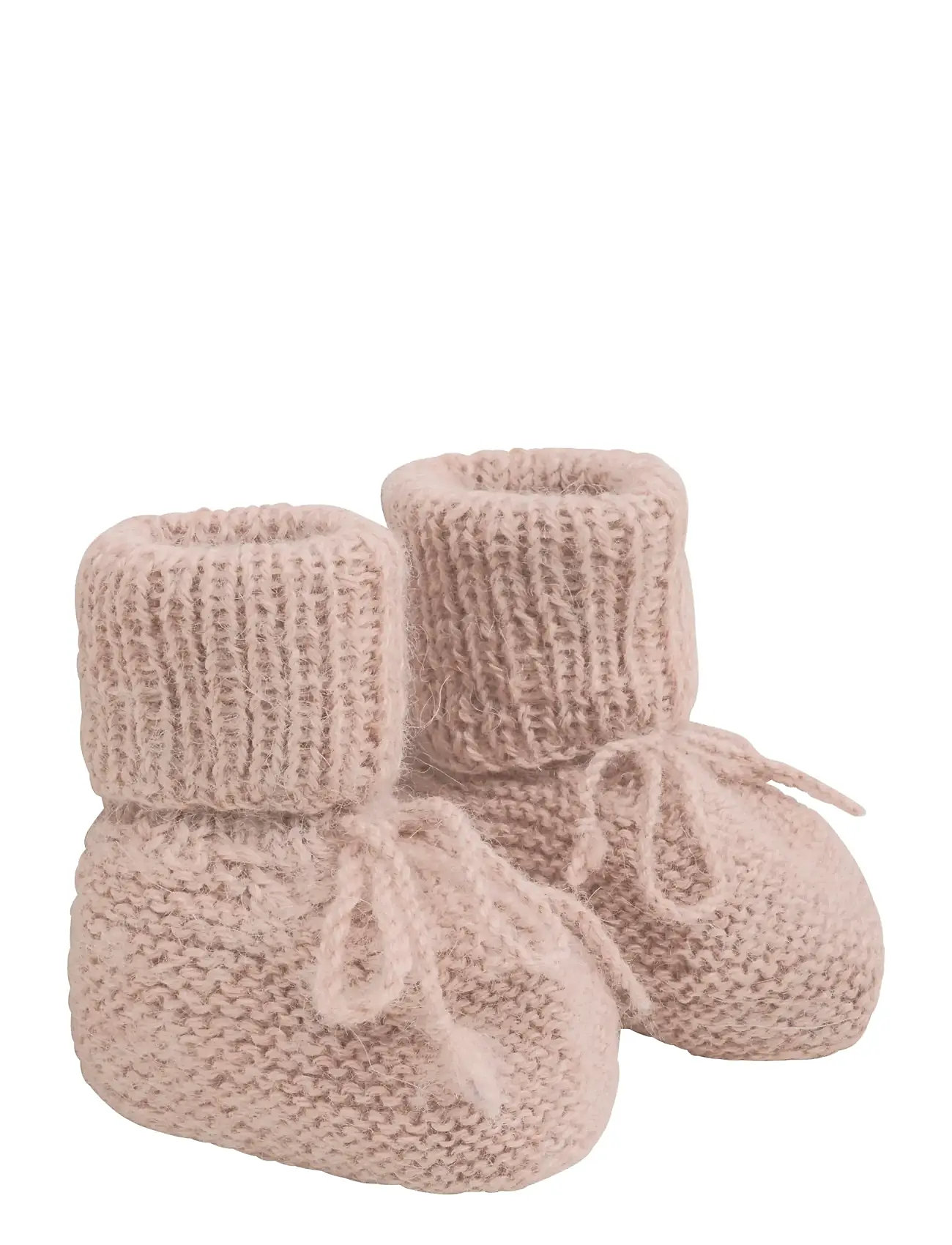 Huttelihut Footies Alpaca Wool Knit, 86\92, Pink, Sko > Babystøvler, Børn