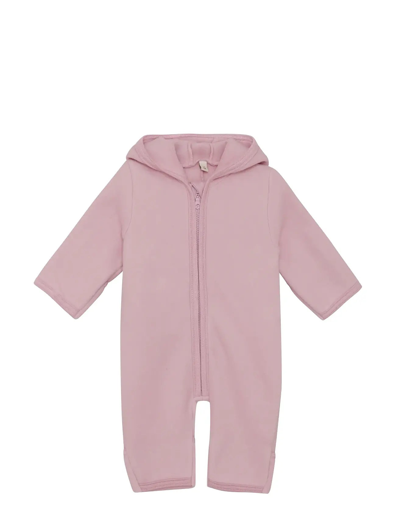 Huttelihut Pram Suit Cotton Fleece, 98, Pink, Yderbeklædning I Fleece > Overalls I Fleece, Børn