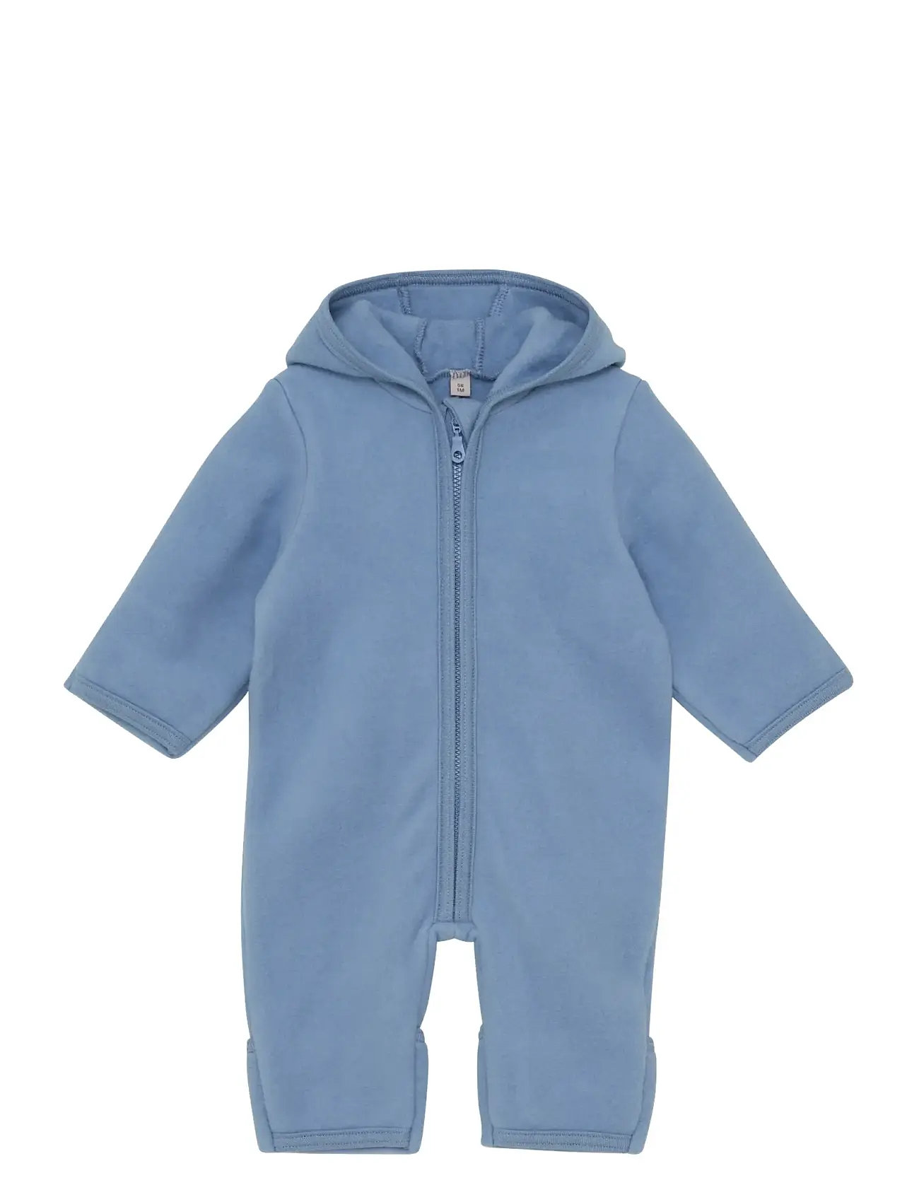Huttelihut Pram Suit Cotton Fleece, 98, Blue, Yderbeklædning I Fleece > Overalls I Fleece, Børn