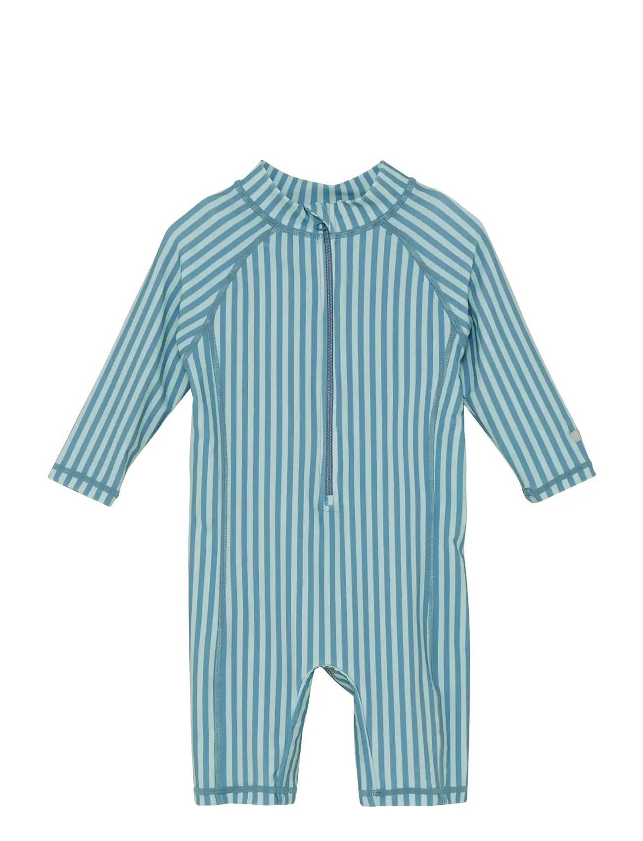Huttelihut Swim Suit Ls - Upf 60+, 104, Blue, Badetøj > Badedragter, Børn