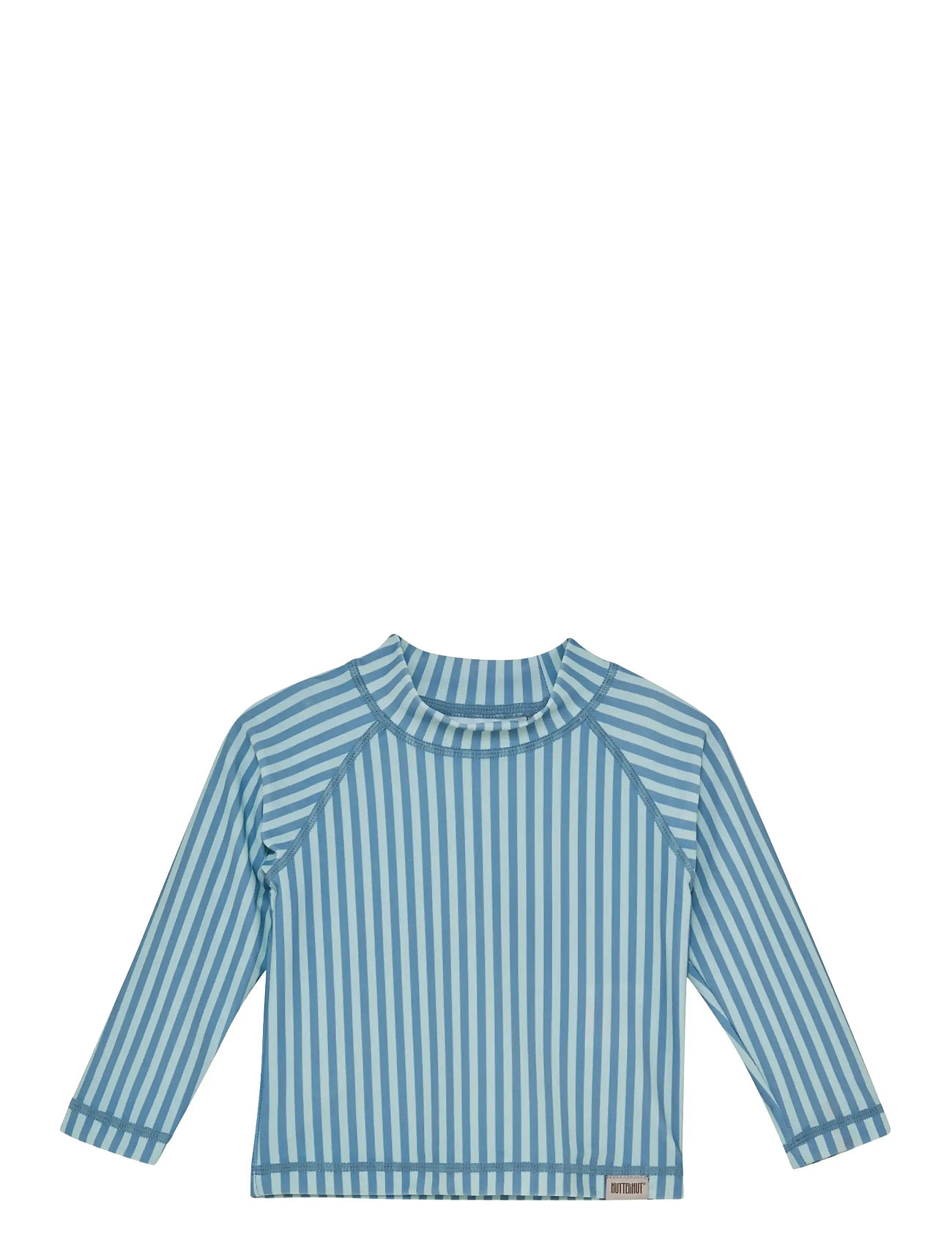 Huttelihut Swim T-Shirt Ls - Upf 60+, 80, Blue, Badetøj > Swim Overdele, Børn