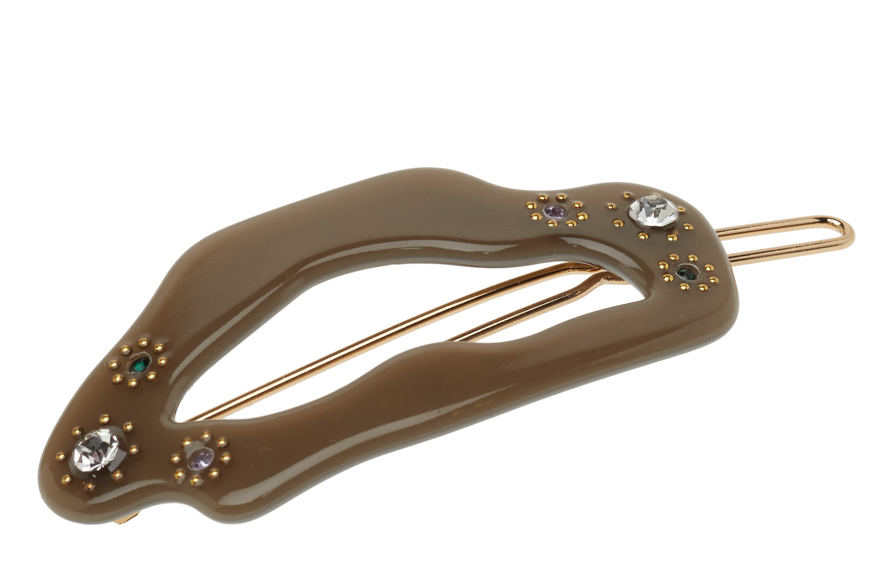 Hvisk Corona Hair Clip - ARMY GREEN