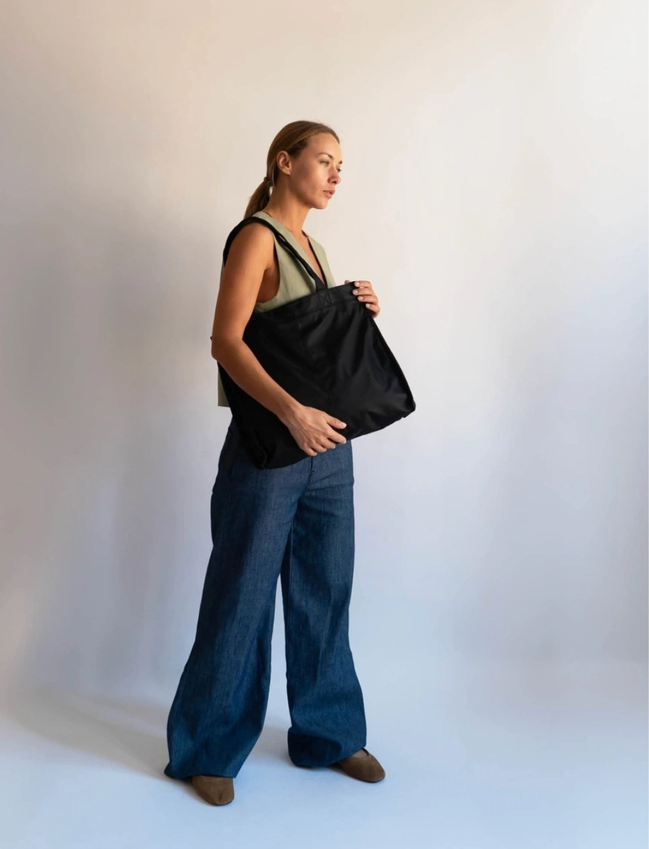 HVISK Cruise Matte Twill, One Size, Black, Tasker > Shoppere, Dame